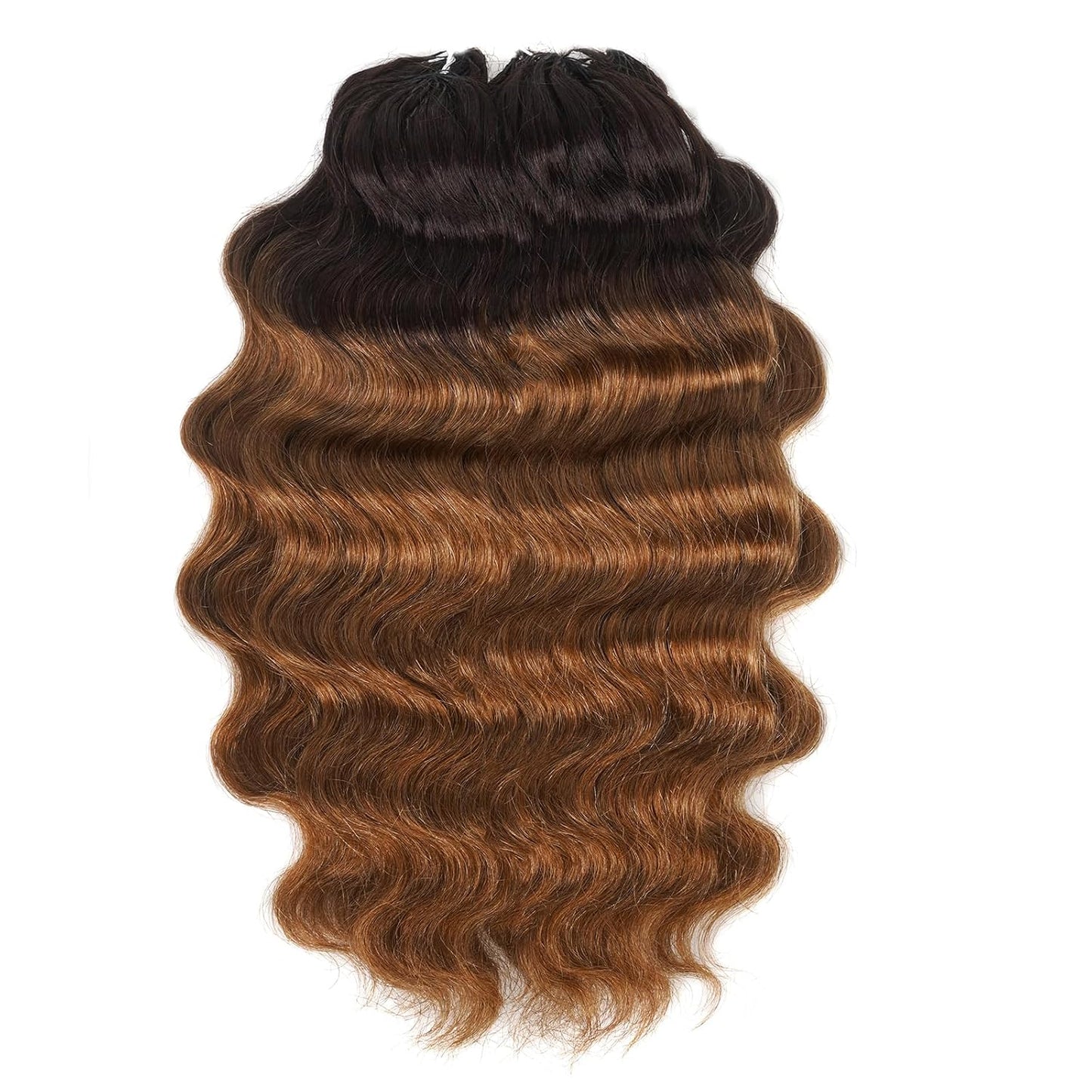 ToyoTress Ocean Wave Crochet Hair - 10 Inch Invisible Knotless Deep Curly Braiding Hair | Natural Color, 250G