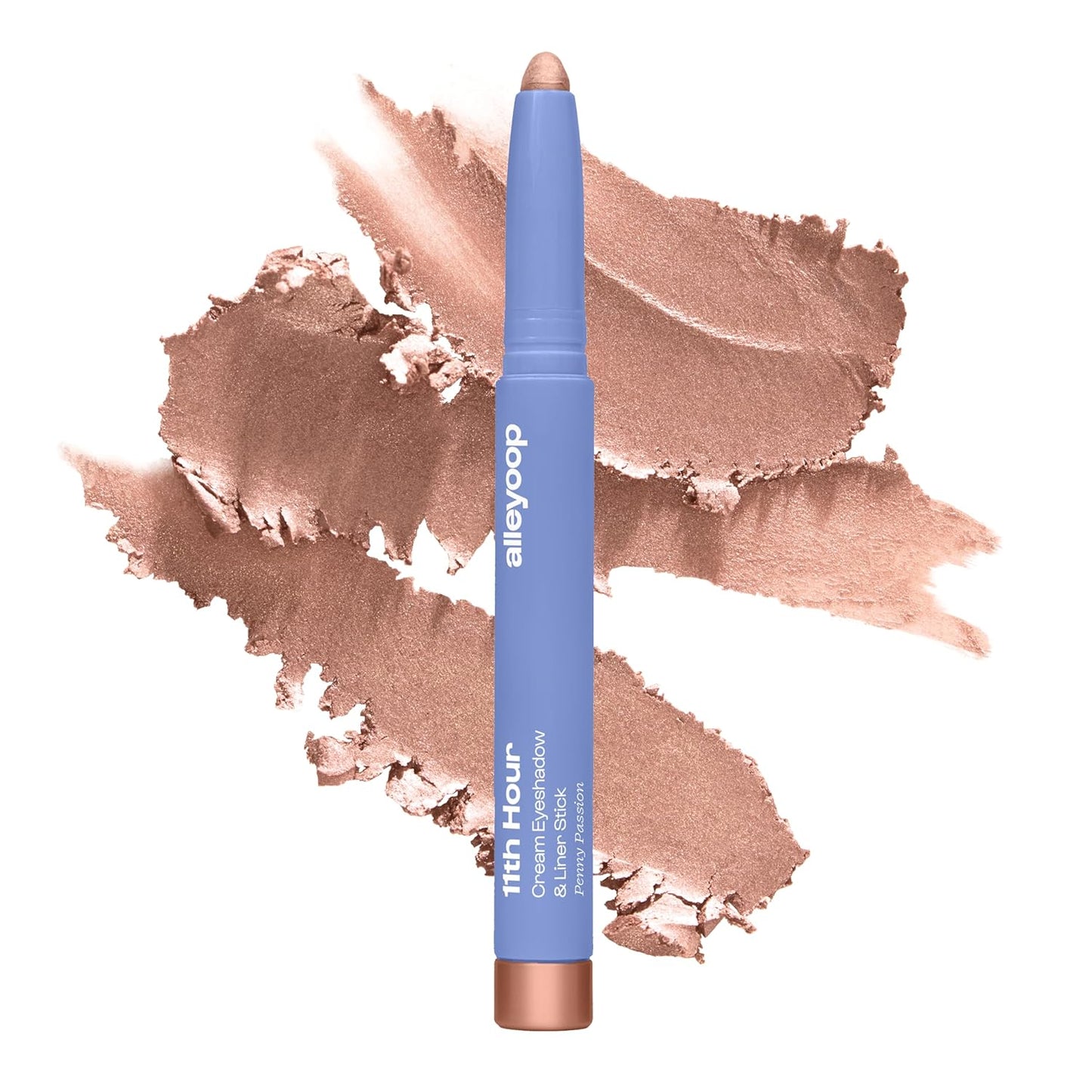 ALLEYOOP 11th Hour Waterproof Cream Eyeshadow Stick - Long-Lasting Shimmer Eye Shadow & Eyeliner | Champagne Color