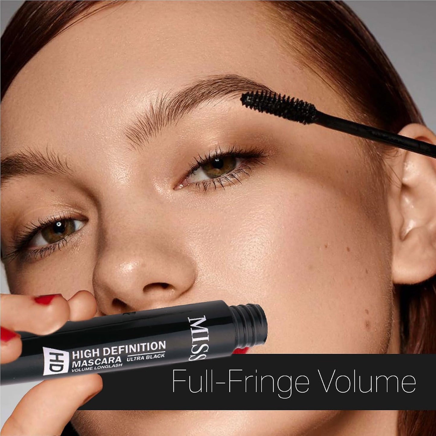 Lengthening Mascara - HD Lash Lift for Volume | Washable Ultra-Black Formula, 0.24 Fl Oz