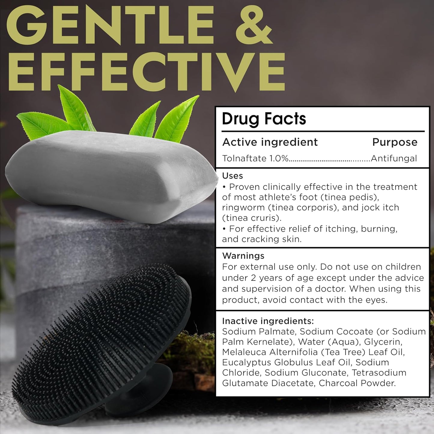 Terramed Jock Itch Treatment Bundle - Spray, Cream & Antifungal Soap for Fast Relief | Odor Control & Deep Exfoliation