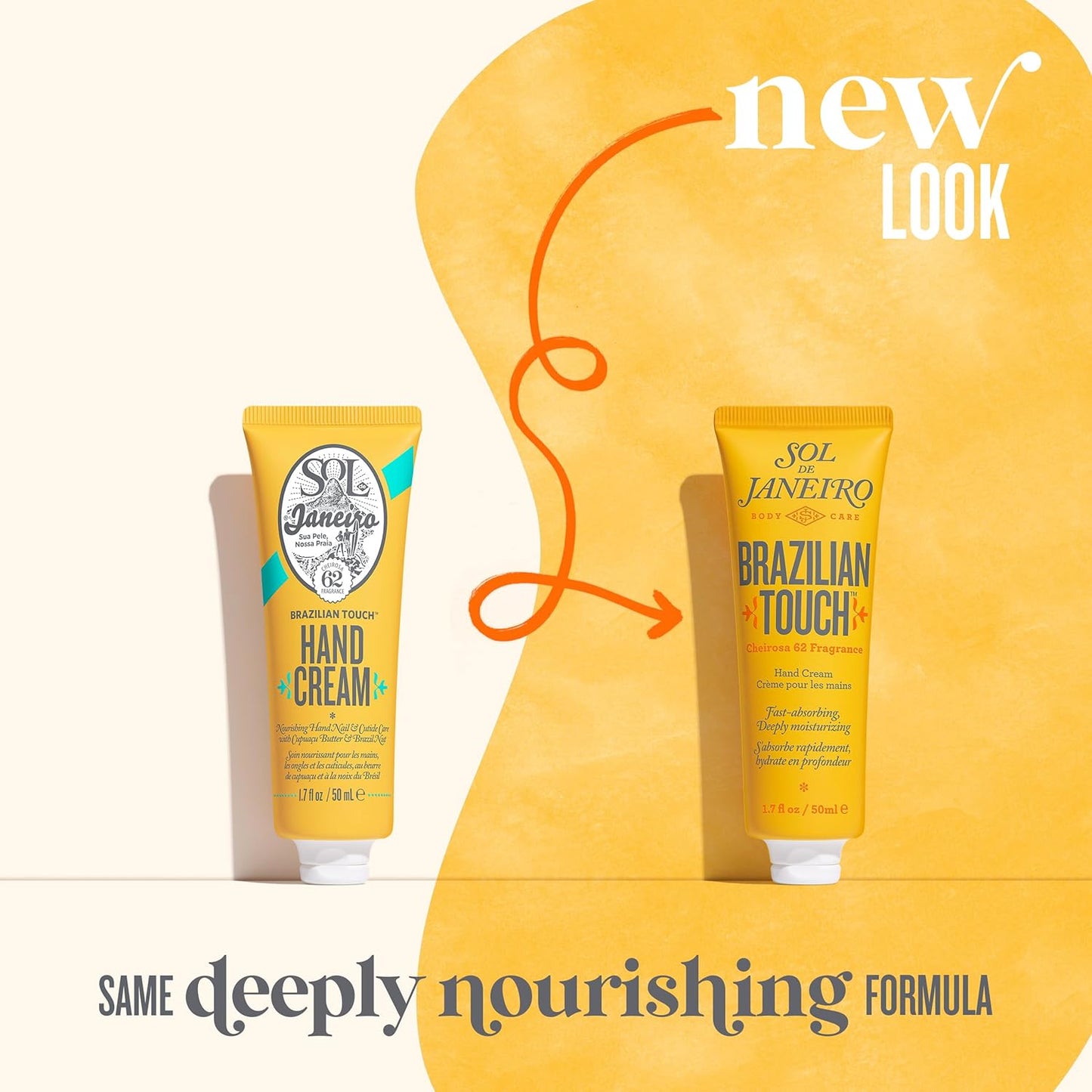 Brazilian Touch Hand Cream - Nourishing Moisturizer for Soft Skin | 75ml