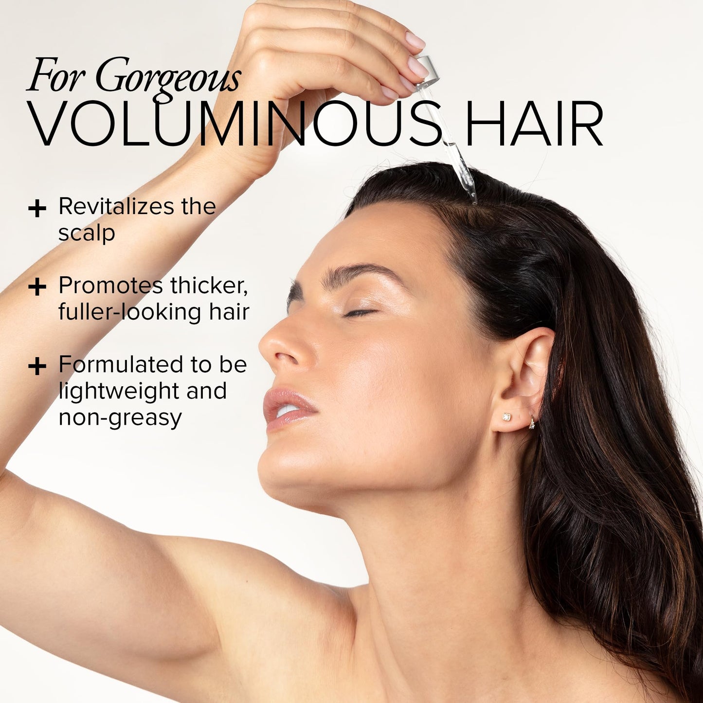 SeroVital Advanced Hair Thickening Serum – Maintain Natural Hair Color – Scalp Support – Multi Peptide Plant-Based Formula - Lightweight and Non-Greasy