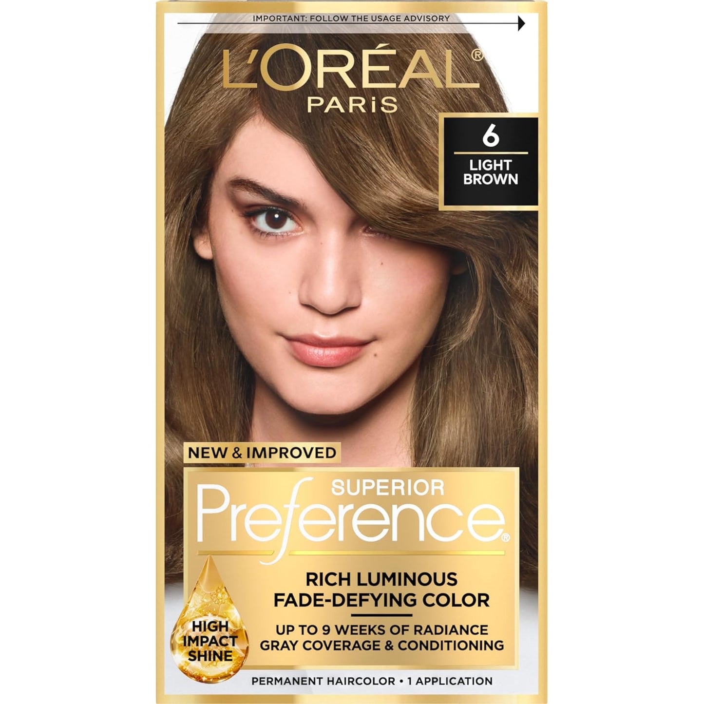 L'Oreal Paris Hair Color - Superior Preference Dark Ash Blonde 7A | Fade-Defying Permanent Dye for 9 Weeks of Radiance
