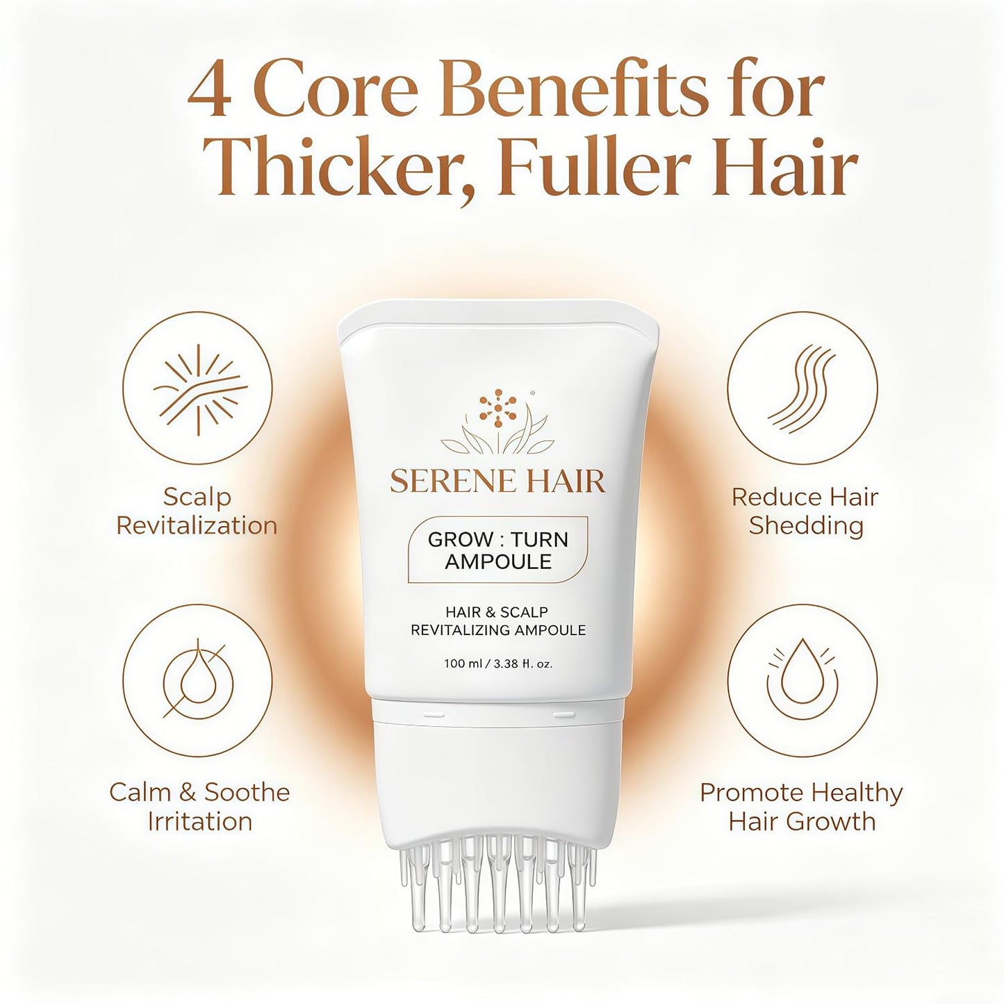 Korean Hair Growth Serum - Revive & Nourish Thinning Hair | 3.38 Fl Oz
