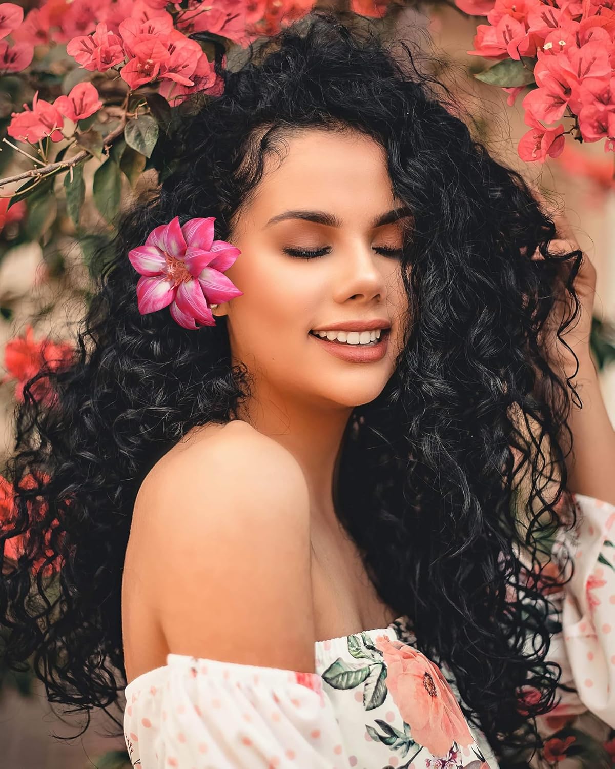 Floral Hair Clips for Women - 3PCS Spring Summer Bobby Pins with Non-Slip Grip | Cute Bridal Accessories