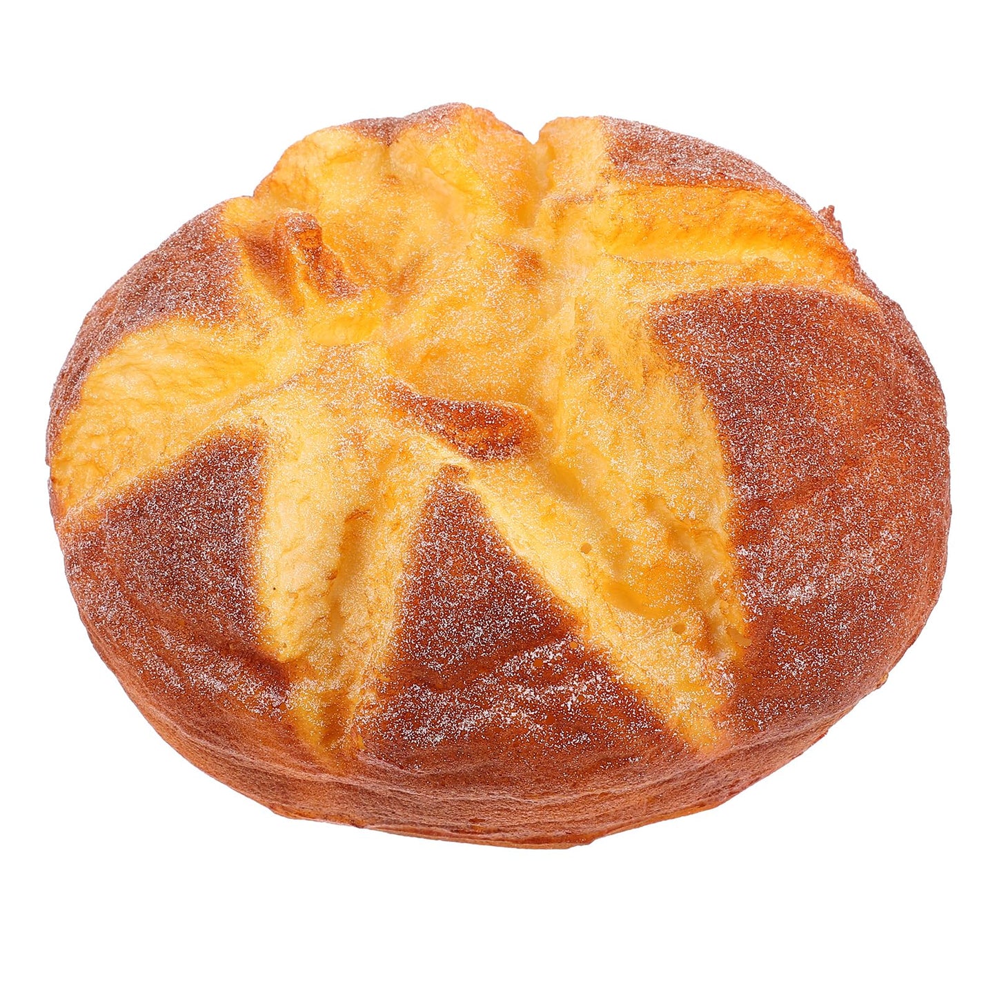 NOLITOY Artificial Loaf Bread for Simulated Decoration Imitation Crafts Round Pu Decorations Party Ornament Faux Food Modeling Kitchen, 5.50X3.14in