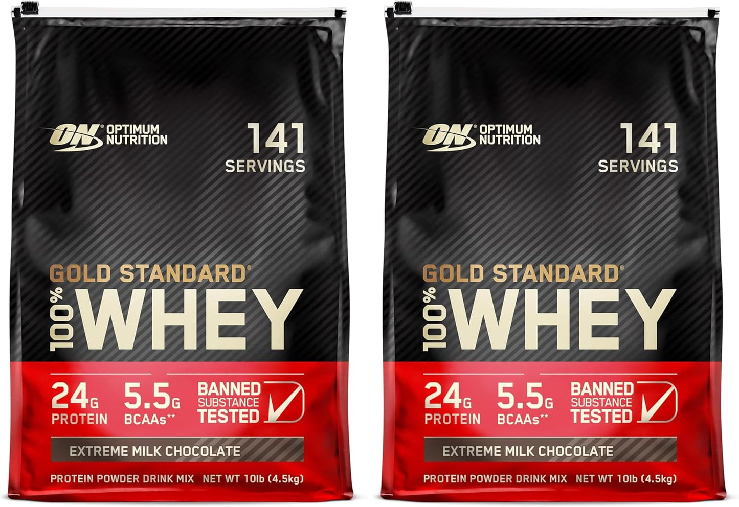 Optimum Nutrition Whey Protein Powder - Double Rich Chocolate Flavor | 1.98 lb Size