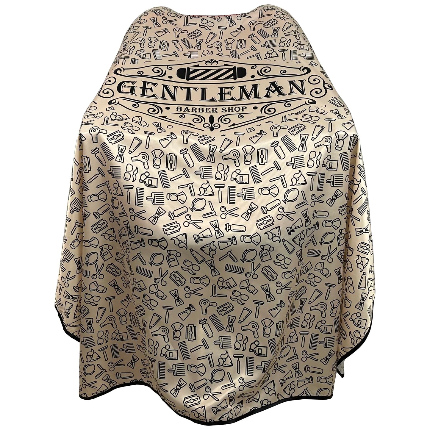Pelocapa Barber Capes for Men Haircutting Salon Capes with Snaps Stylist Gown Large Waterproof Hairdresser Capes -63”× 56”(Beige)
