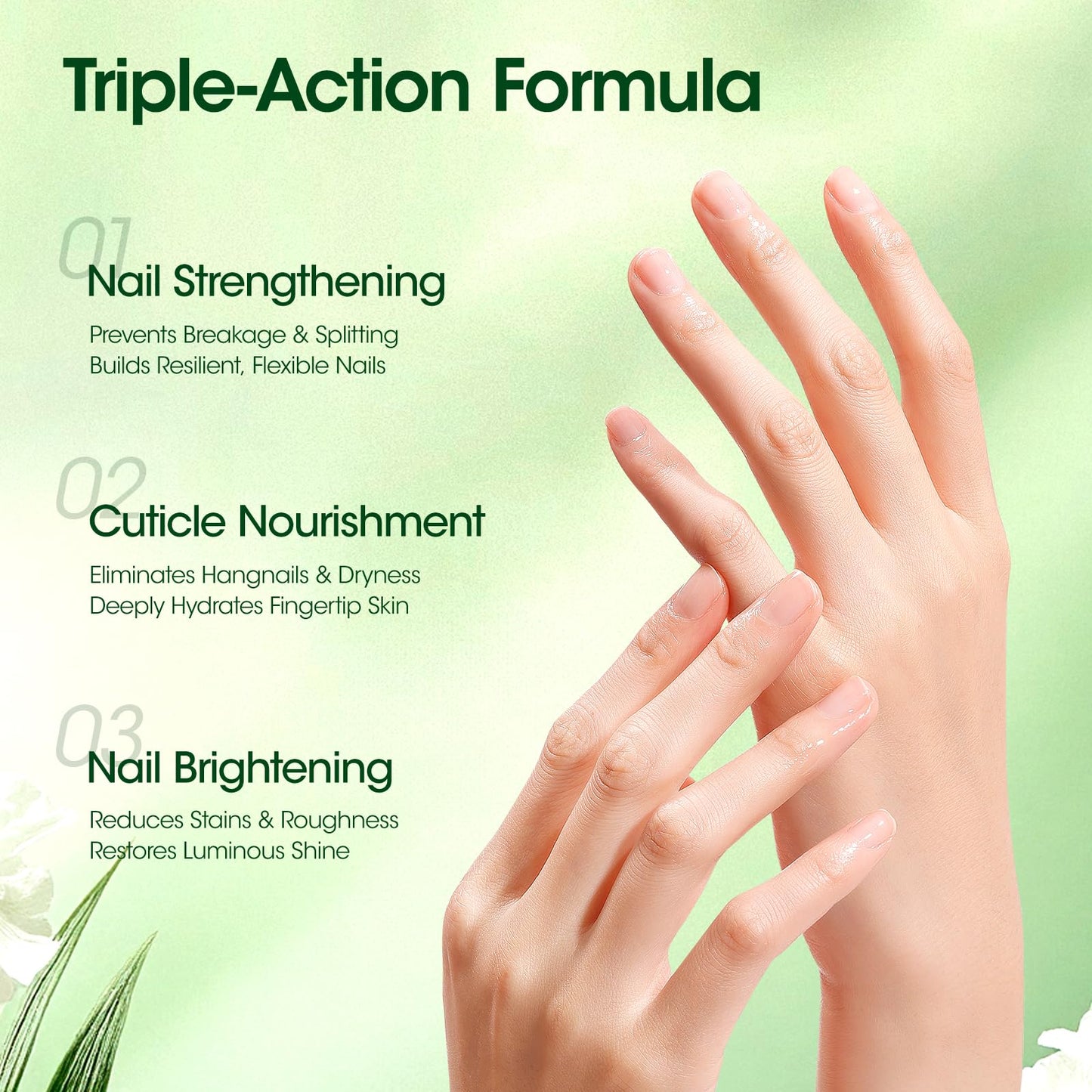 Gellen Cuticle Oil, Roll-On Nail Growth Oil, Nail Oil for Nail Growth & Repair & Strength, Green Citrus Avocado Baobab Oils Vitamin E, Nail Care for Damaged Skin & Thin Nails, Soften & Nourish Cuticle