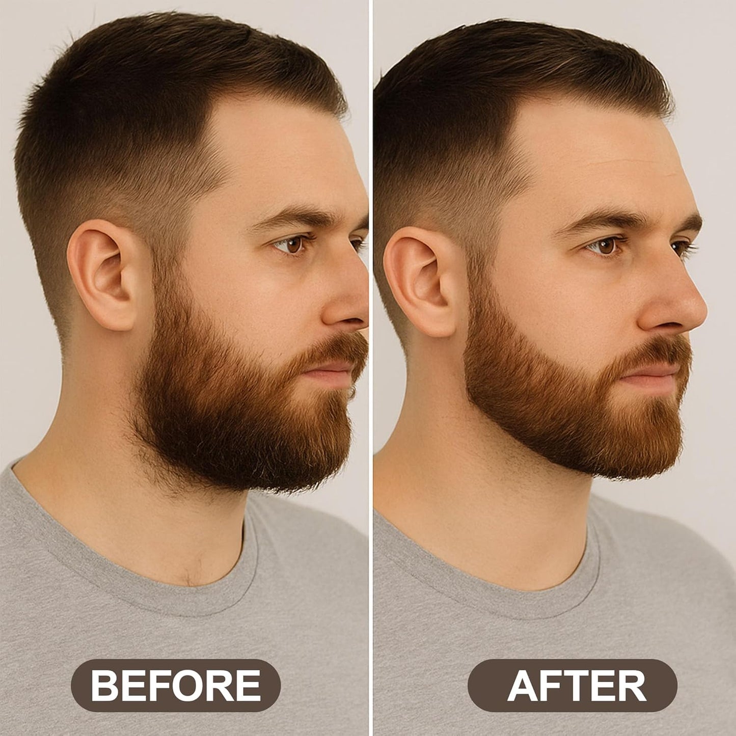 Beard Shaping Tool - Precision Styling Template with Built-in Comb | Ideal for Edging & Grooming