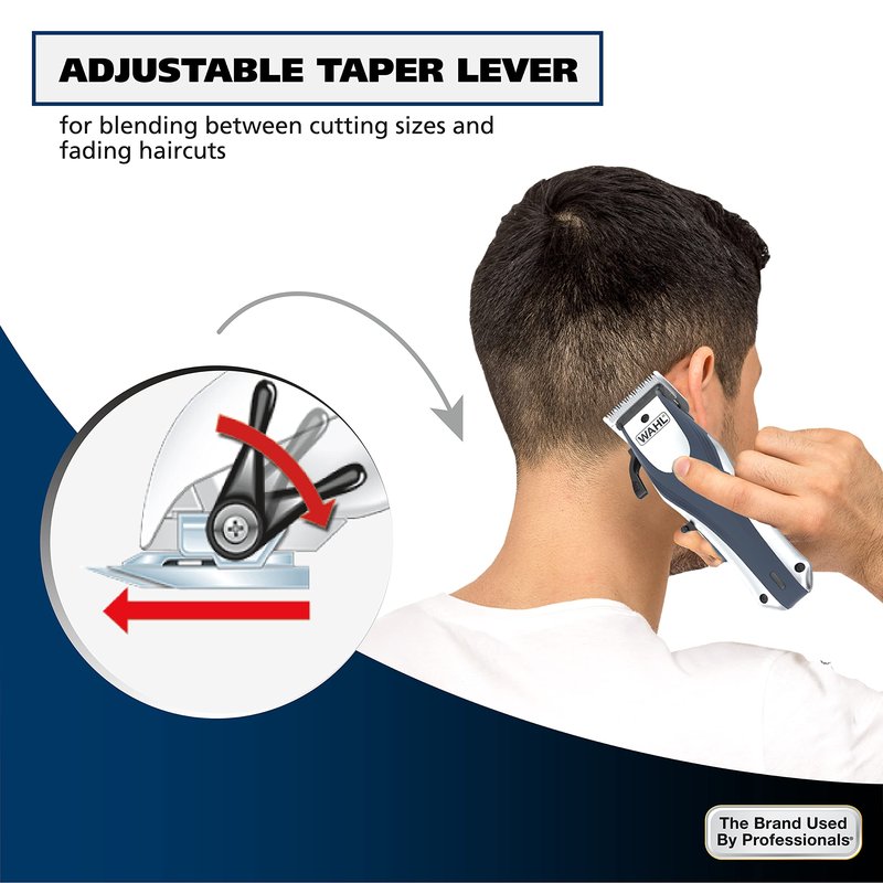 Wahl Lithium Ion Pro Rechargeable Cordless Hair Clippers for Men, Woman, & Children with Smart Charge Technology for Convenient at Home Haircutting - Model 79470