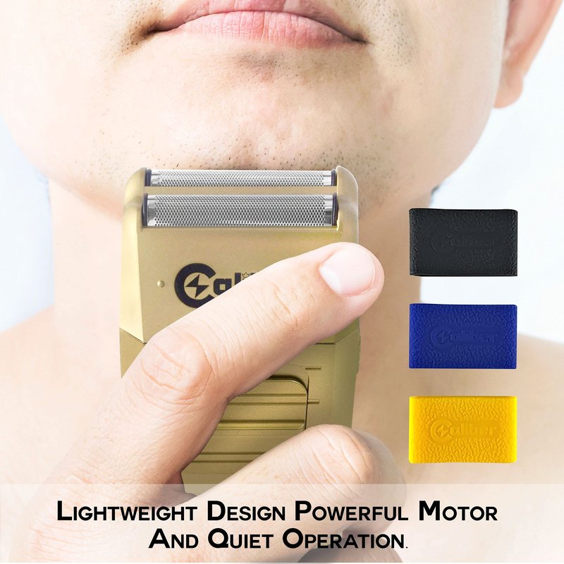 Caliber Pro - RPG Shaver - With Non Slip Clipper Grips - Corded/Cordless Close Cutting Foil Shave - Rechargeable Lithium Ion Battery - With Pop Up Hair & Beard Trimmer - Electric Razor for Men