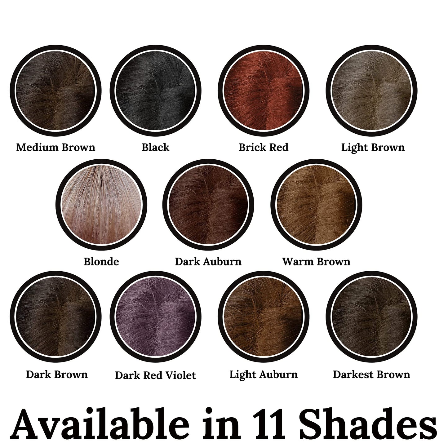 Root Touch Up Powder - 11 True-to-Nature Shades - Zero Fragrance, Talc or Parabens - Hairline Concealer by NuBeauti (Without Brush, Warm Brown)