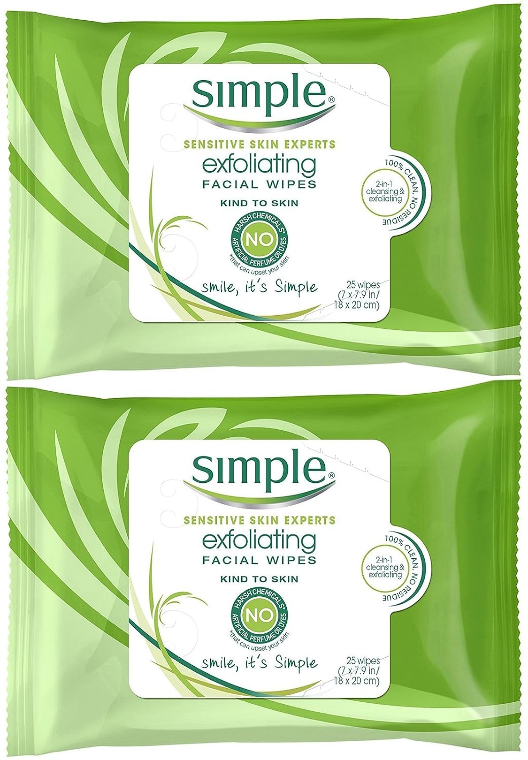 Micellar Makeup Remover Wipes - Gentle Face Wipes for Waterproof Makeup - Enriched with Vitamin B5 & E - 2 Pack