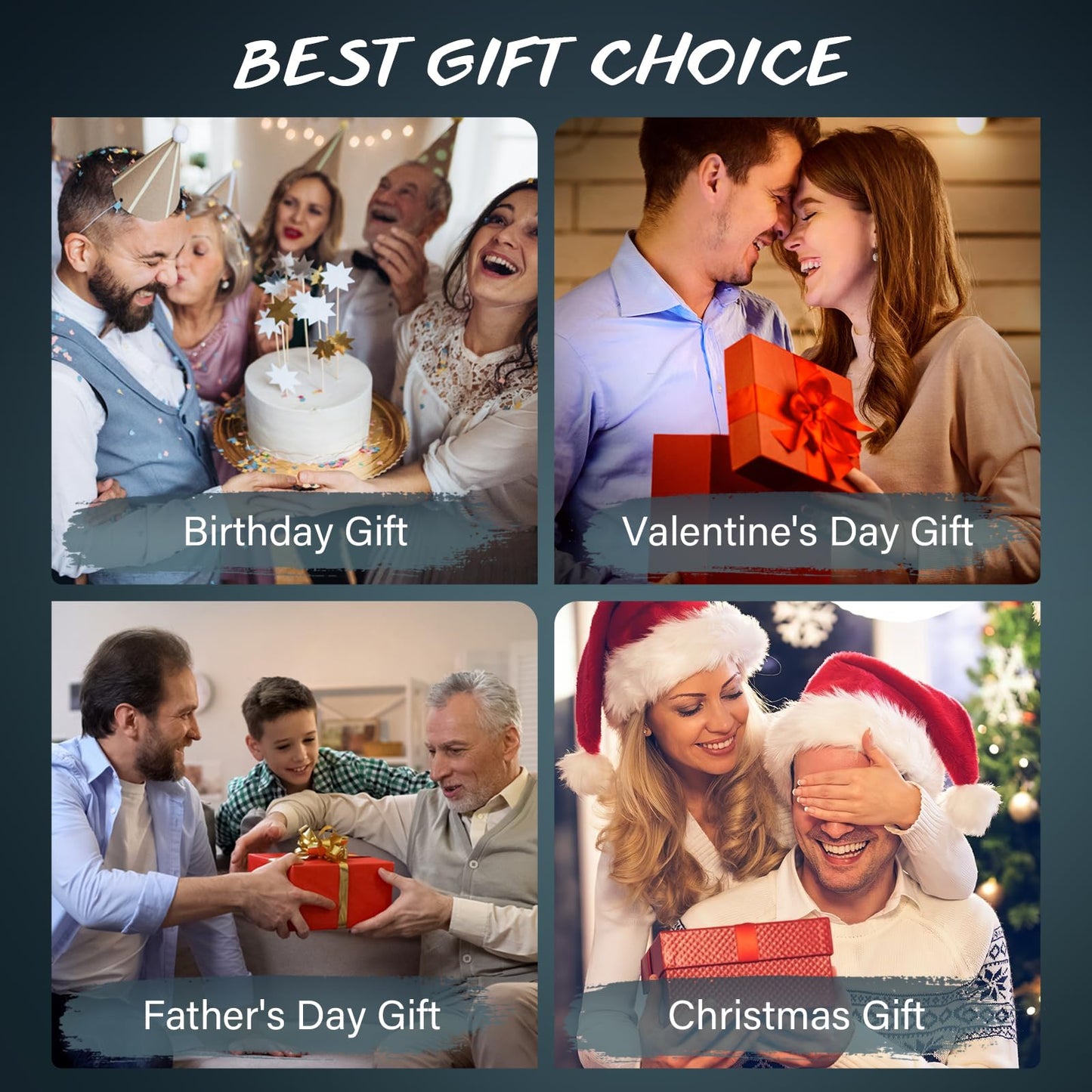 8Pcs Shaving Kit for Men Gift Basket for Christmas Birthday Father's Day Includes Pre-Shave Oil Shaving Cream After Shave Cream 10pcs Razor Blades Safety Razor Shaving Bowl Shaving Brush Beard Bib
