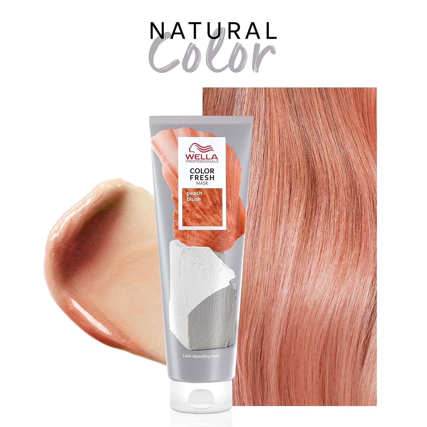 Wella Color Fresh Mask - Color-Depositing Hair Mask for Vibrant, Refreshed Color | Vegan Avocado Oil | 5 Fl Oz