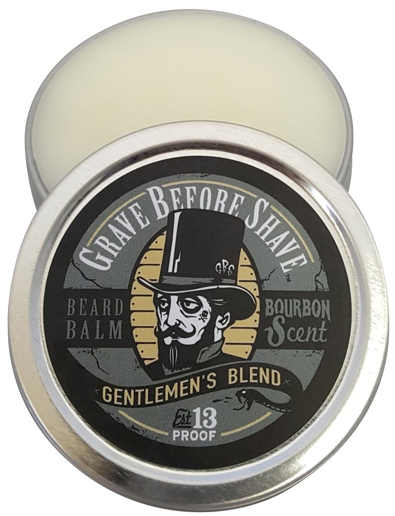 Grave Before Shave Top Shelf Bourbon & Bay Rum Beard Balm Dual Pack