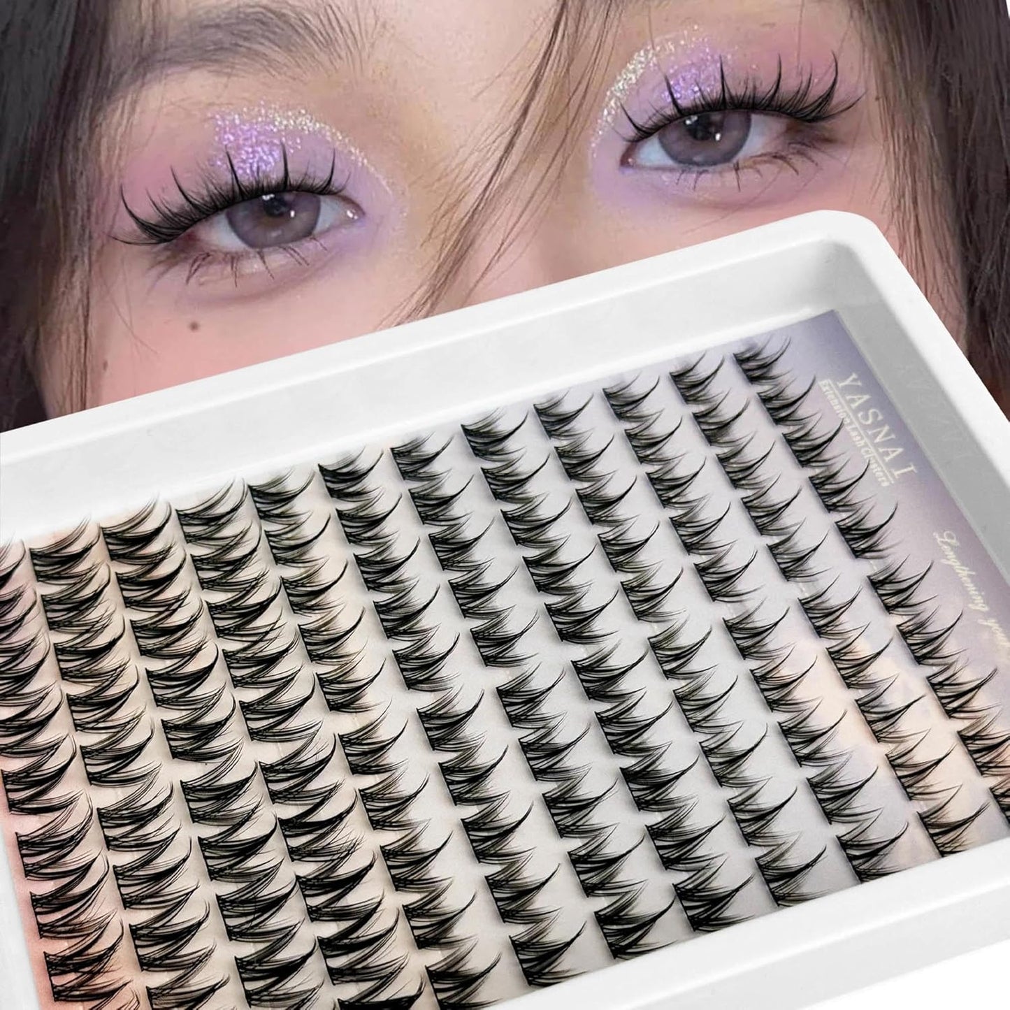 Manga Eyelash Clusters - 120 Pcs Short Spiky Extensions | C Curvature 10/12/14MM Anime Style