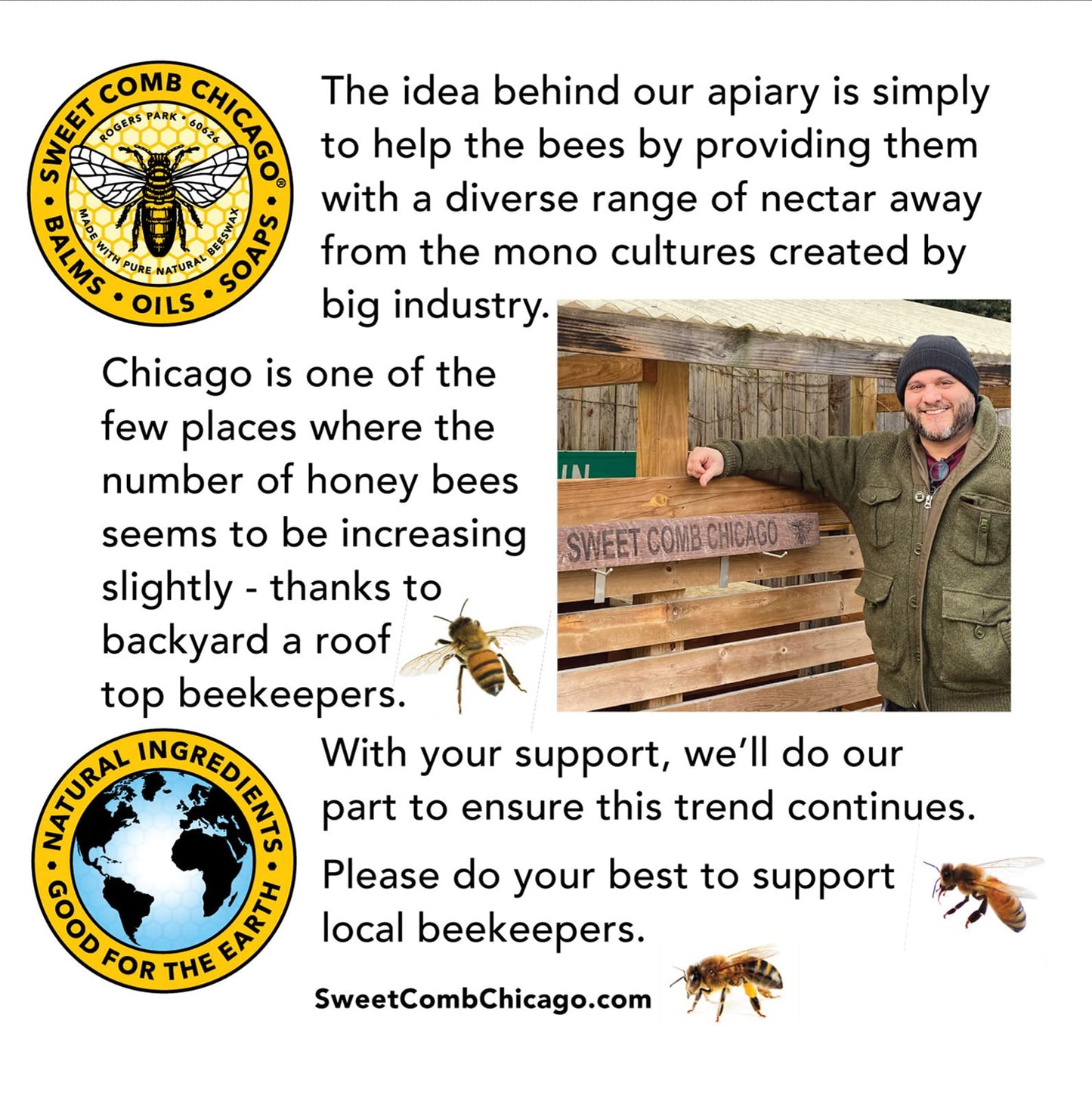 Sweet Comb Chicago Bald Head Scrub
