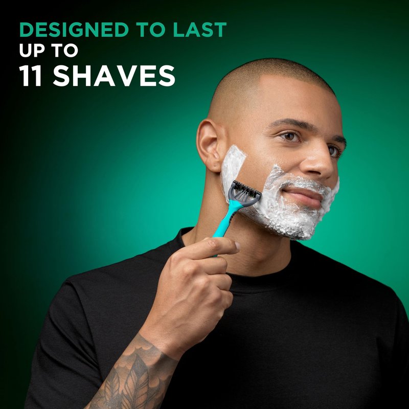Wilkinson Sword - Xtreme 3 for Men | Sensitive | Pack of 8 Disposable Razors