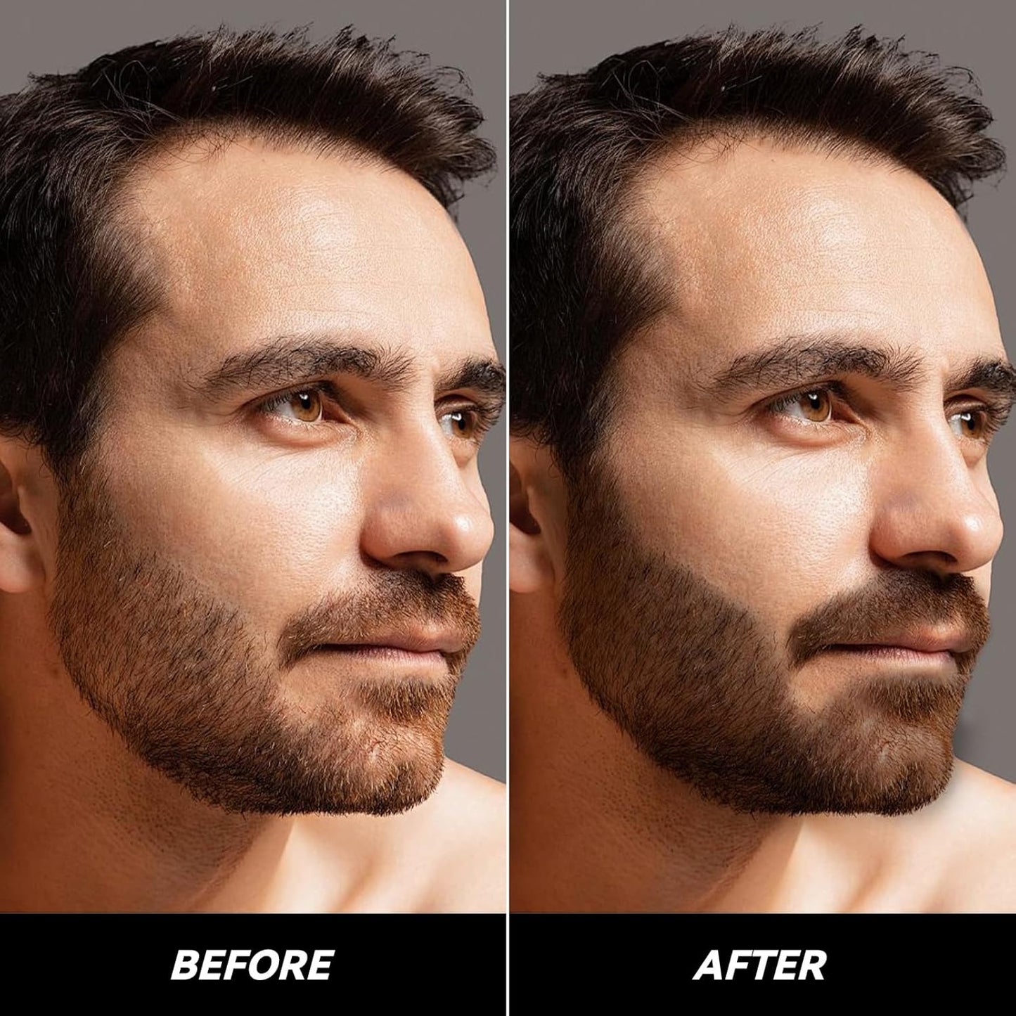 Beard Touch-Up Stick for Men | Instant Gray Hair Concealer with Built-In Comb for Seamless Blending