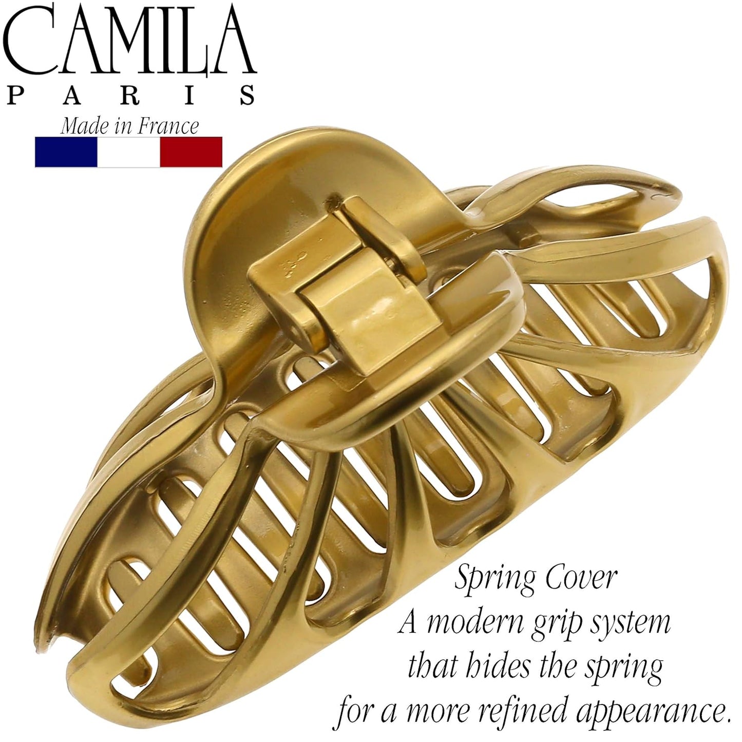 French Hair Clip - Large 4 Inch Claw Clips for Thick Hair | No-Slip Grip for Long Hair