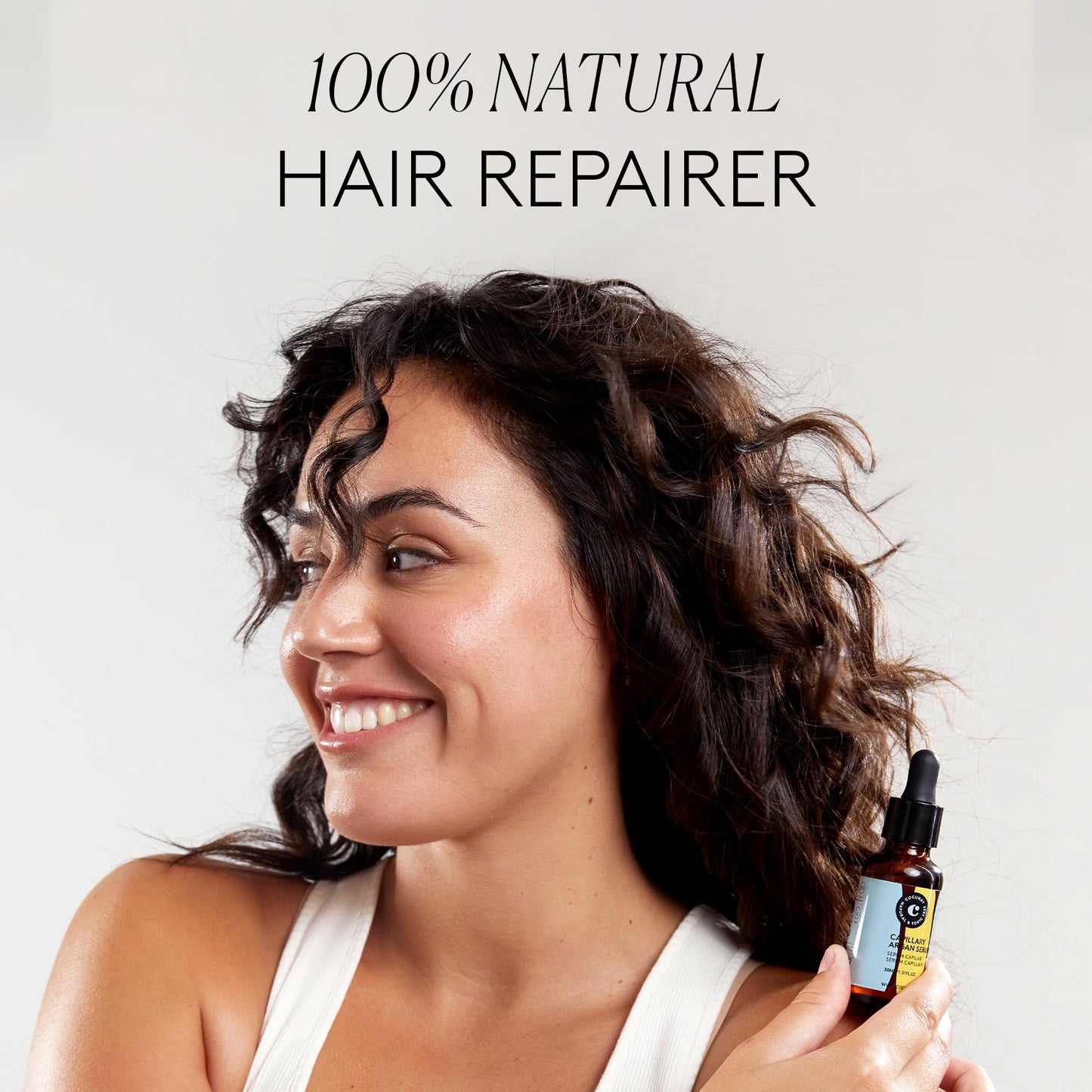 COCUNAT - Argan Hair Serum - 100% Natural Repairing Oils - For All Hair Types - Dry and Damaged - Nourishes and Moisturises - Silicone Free - 30 ml