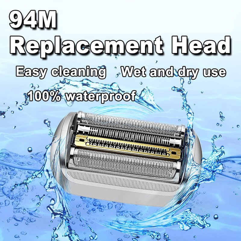 Series 9 Pro 94M Electric Replacement Shaver Head Accessories Shaver Compatible with Braun Series 9 Pro Electric Razors 9290cc, 9291cc, 9370cc, 9376cc, 9293s, 9260s, 9295cc, 9385cc,(Upgraded ver.)