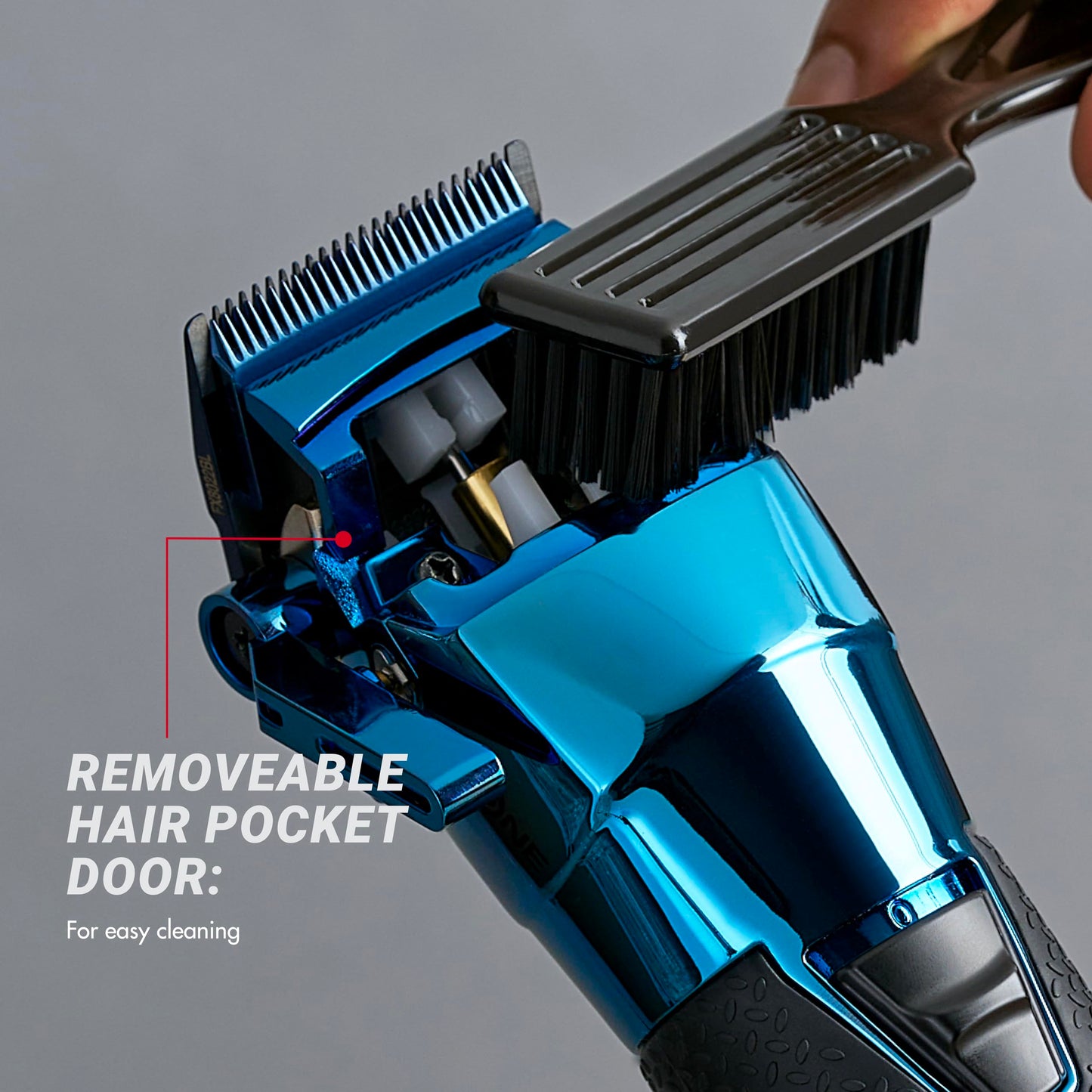 BaBylissPRO FXONE Professional Cordless Clipper in Blue - Beard Trimmer for Men, Professional Stylist & Barber Clippers, USB-C Cordless Hair Clippers for Men