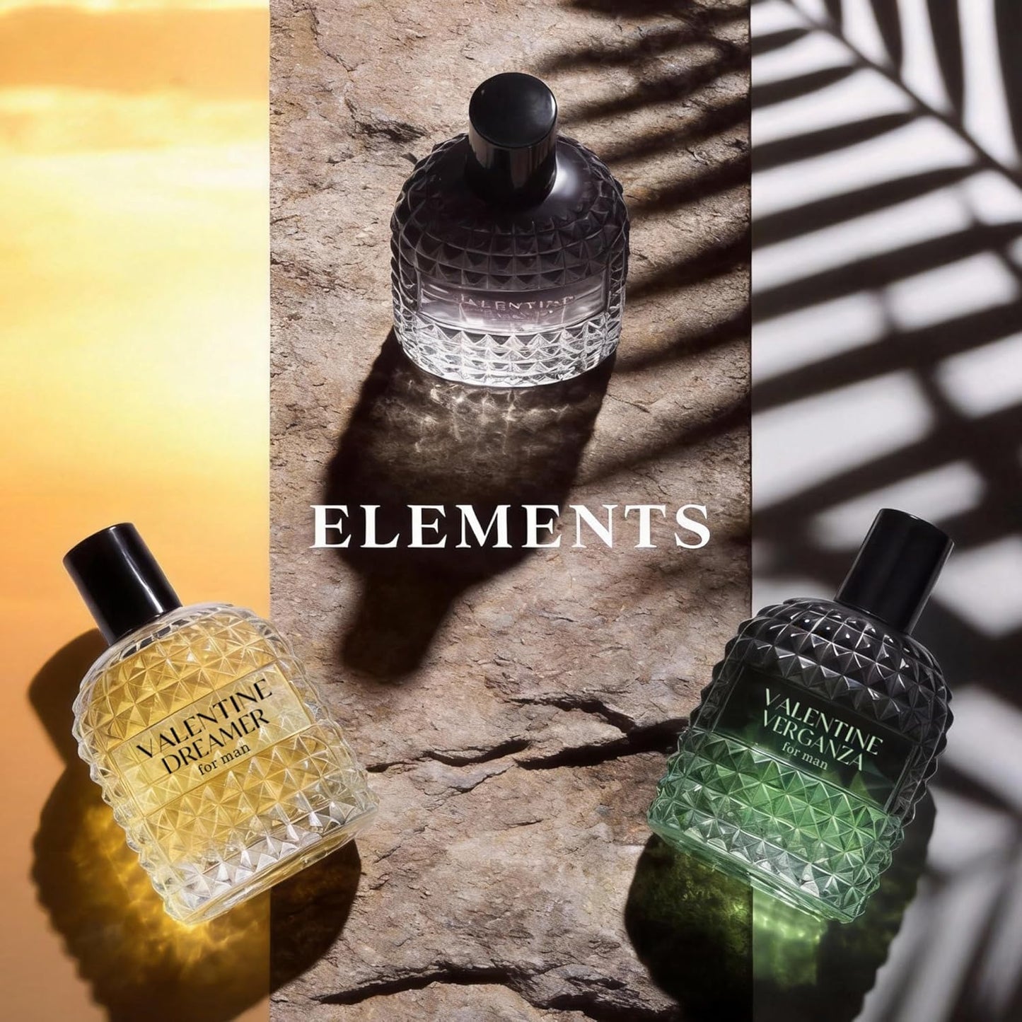 Valentine Cologne Set for Men - 4pc Eau de Parfum Combo | Floral & Woody Fragrance, 100ml Each