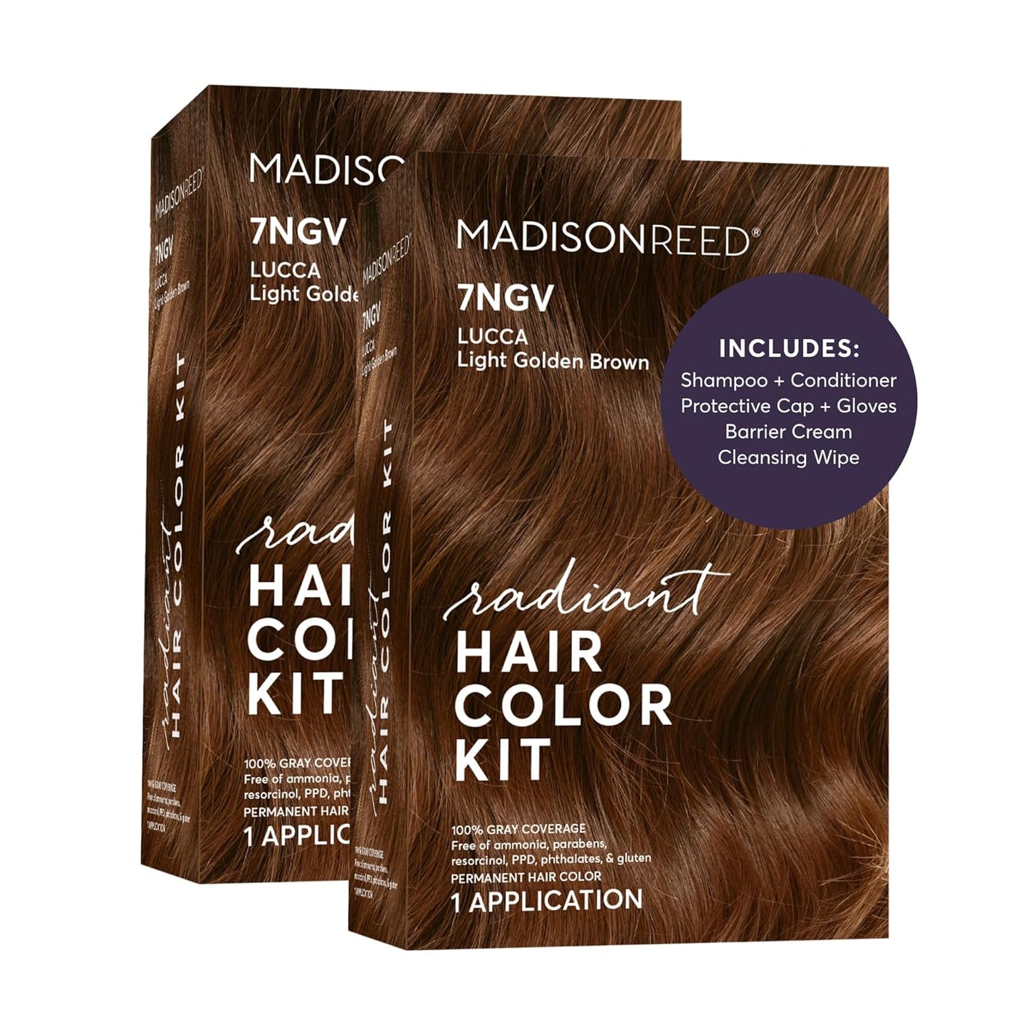 Madison Reed Radiant Hair Color Kit - 5RV Dark Garnet Red | Vivid Permanent Dye for Bold Color & Maximum Shine