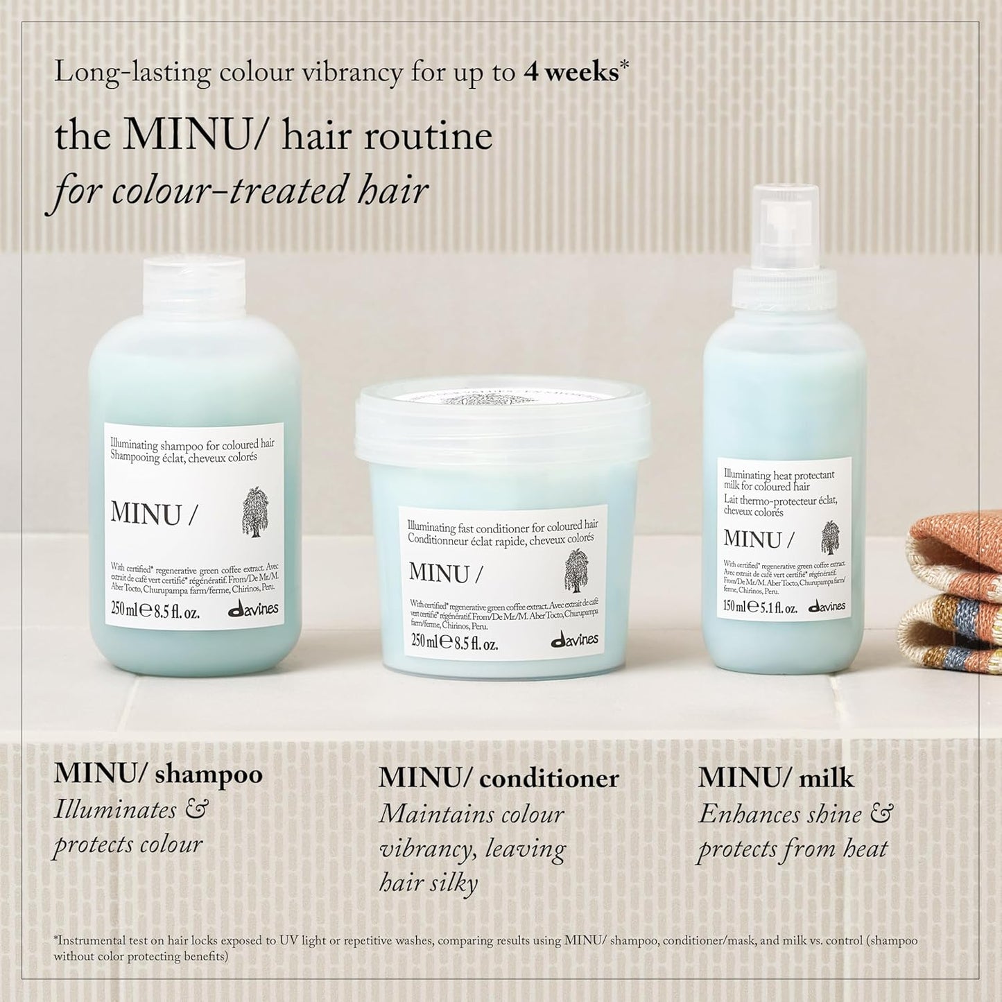 Davines MINU Conditioner - Illuminating Formula for Color Treated Hair | Detangles, Softens & Adds Shine