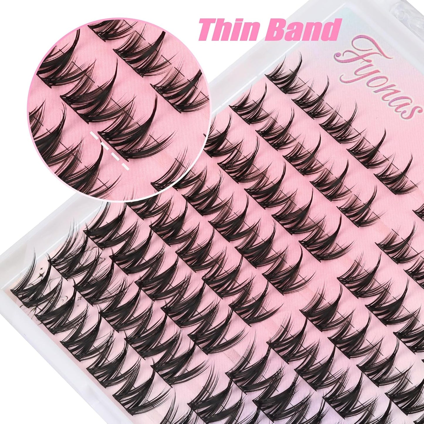 Manga Eyelash Clusters - Spiky Individual Lashes for Volume & Cosplay | 80Pcs C Curl