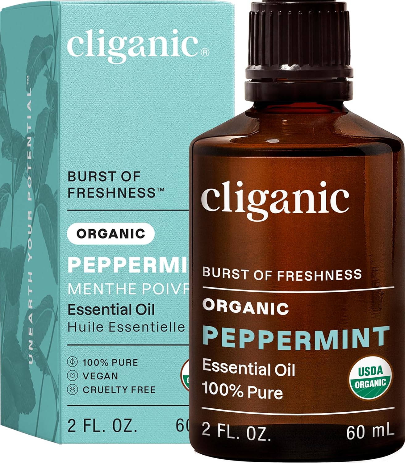 Cliganic Organic Lavender Essential Oil - 100% Pure Aromatherapy Oil | Non-GMO, 15ml