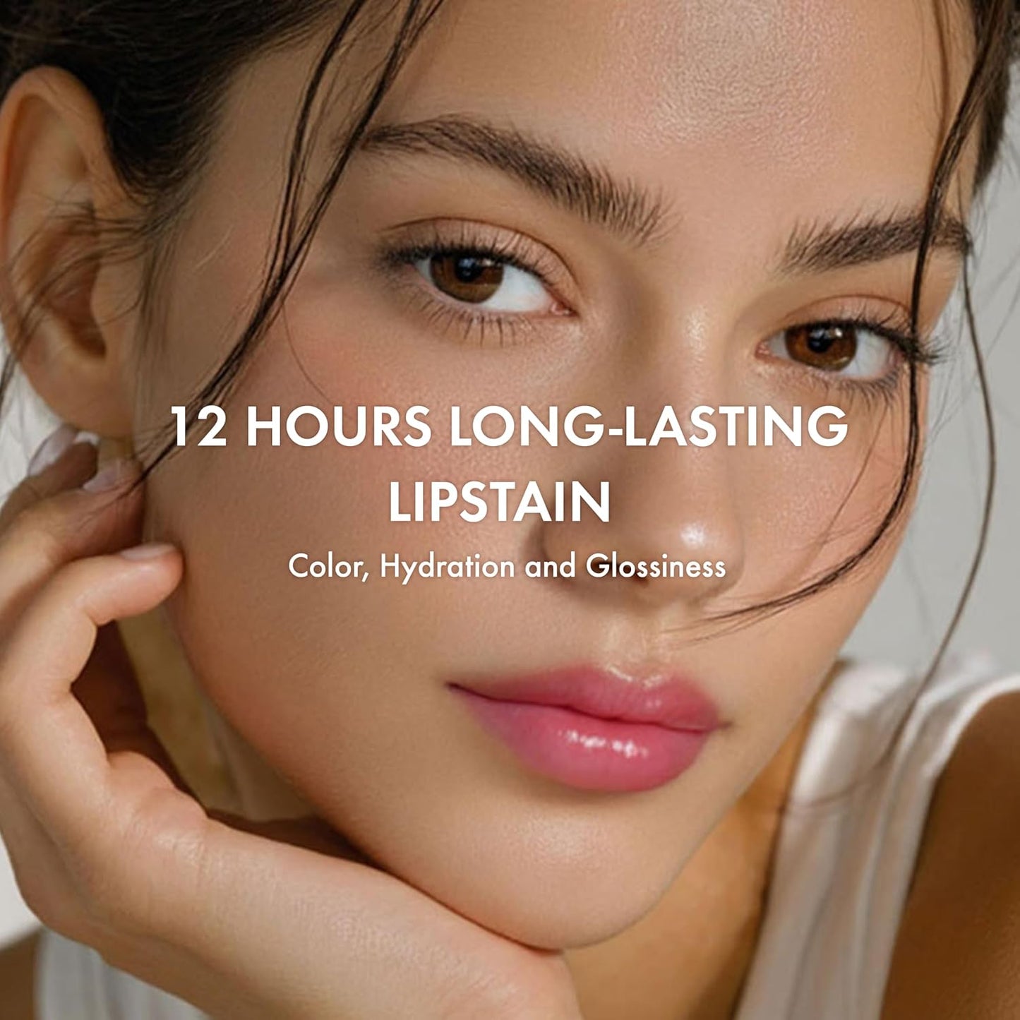 Jel-Fit Tint Lip Stain - Long Lasting Hydrating Gloss, Smooth Moisturizing Formula | Vegan Korean Beauty (01 Boksoonga Jelly)