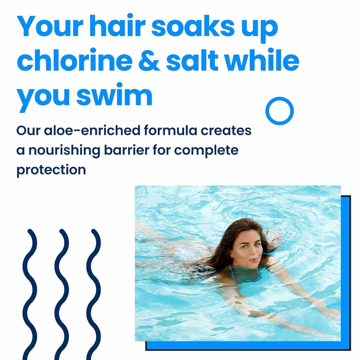 Aqua Guard Pre-Swim Hair Defense - Protect Hair from Chlorine Damage | Softens & Leaves Hair Smelling Great | 5.3 oz (2 Pack)