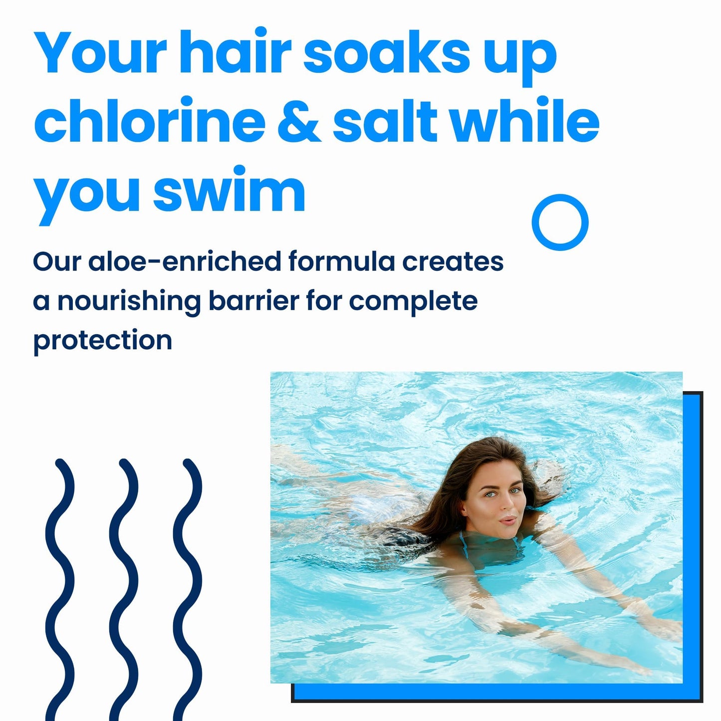 AQUA GUARD Pre-Swim Hair Defense | Protect Hair Before You Swim | Prevents Chlorine Damage + Softens Hair While Swimming | Made in California | Color Safe, Leaves Hair Smelling Great | 5.3 oz (2 Pack)