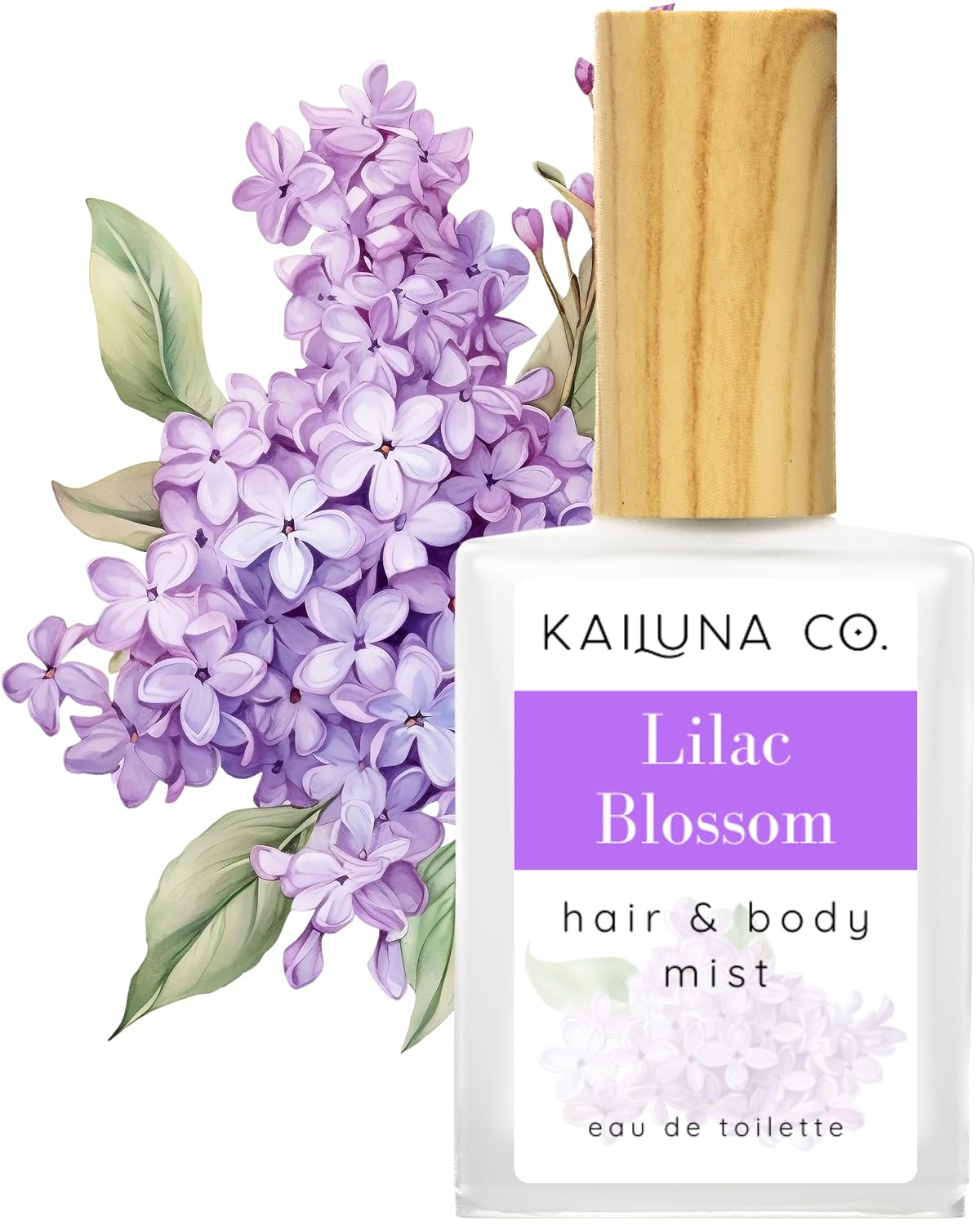 Kailuna Co. Baby Powder Hair & Body Mist Spray - Natural Essential Oils, Alcohol-Free | 0.5 Fl Oz