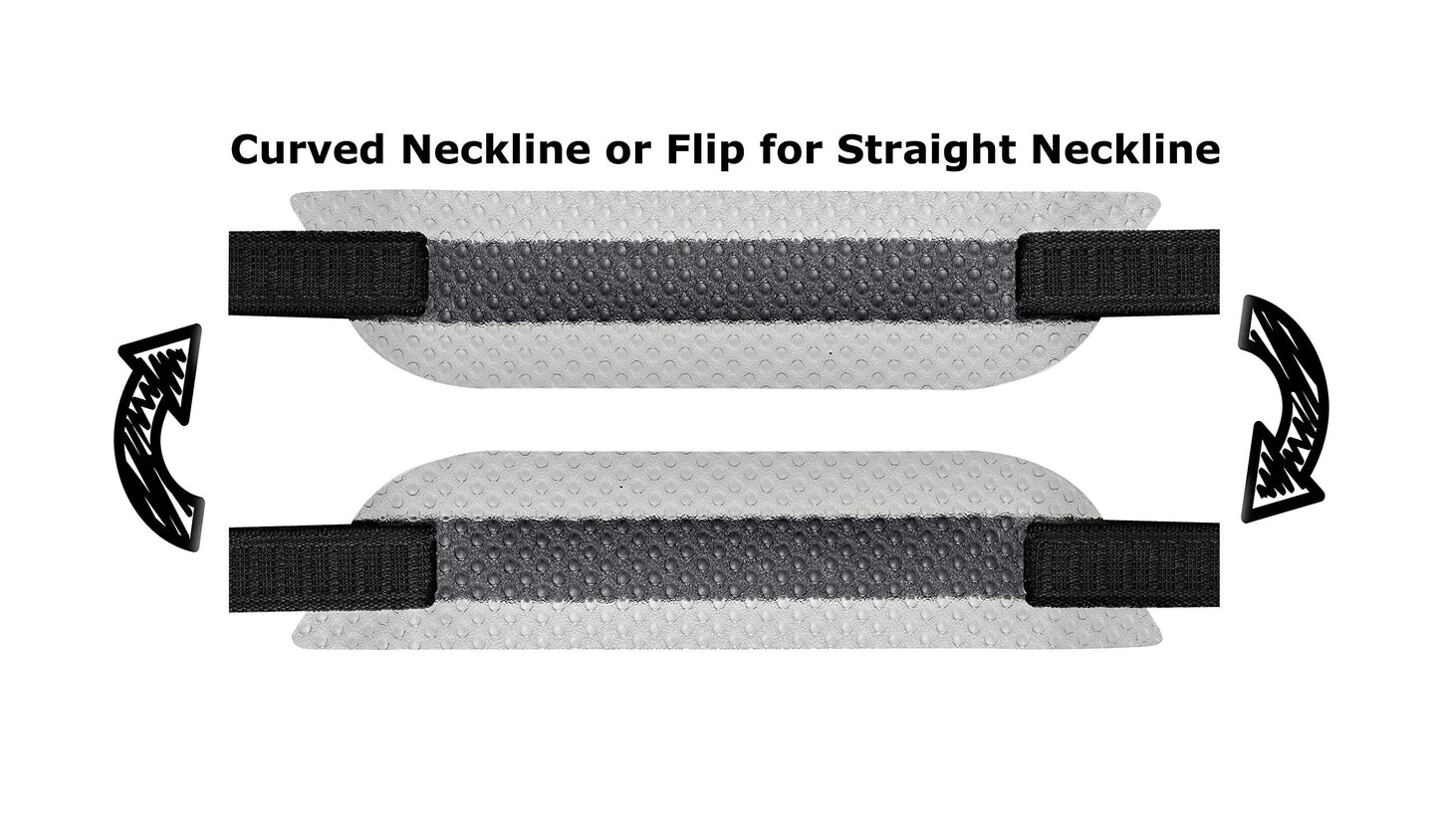 Quality Time Neck Hair Guide - A Neckline Template for Shaving and Keeping a Clean and Straight Neck Hairline: A Stencil for Neckline Haircuts, Do-it-yourself, Made in USA