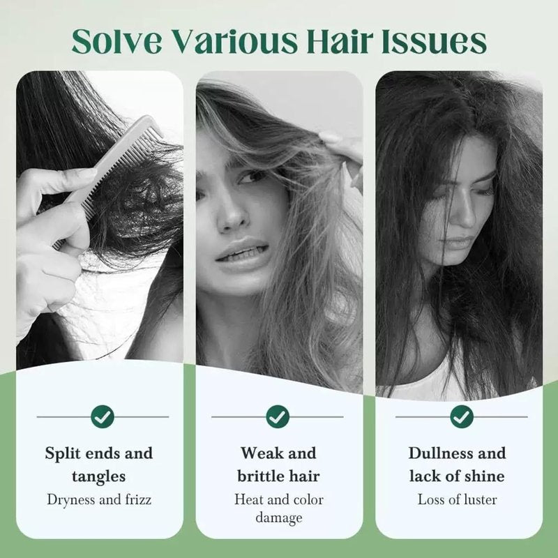 Polypeptide Keratin Hair Mask - Deep Conditioning Treatment for Dry, Damaged Hair | Hydrating & Smoothing Formula