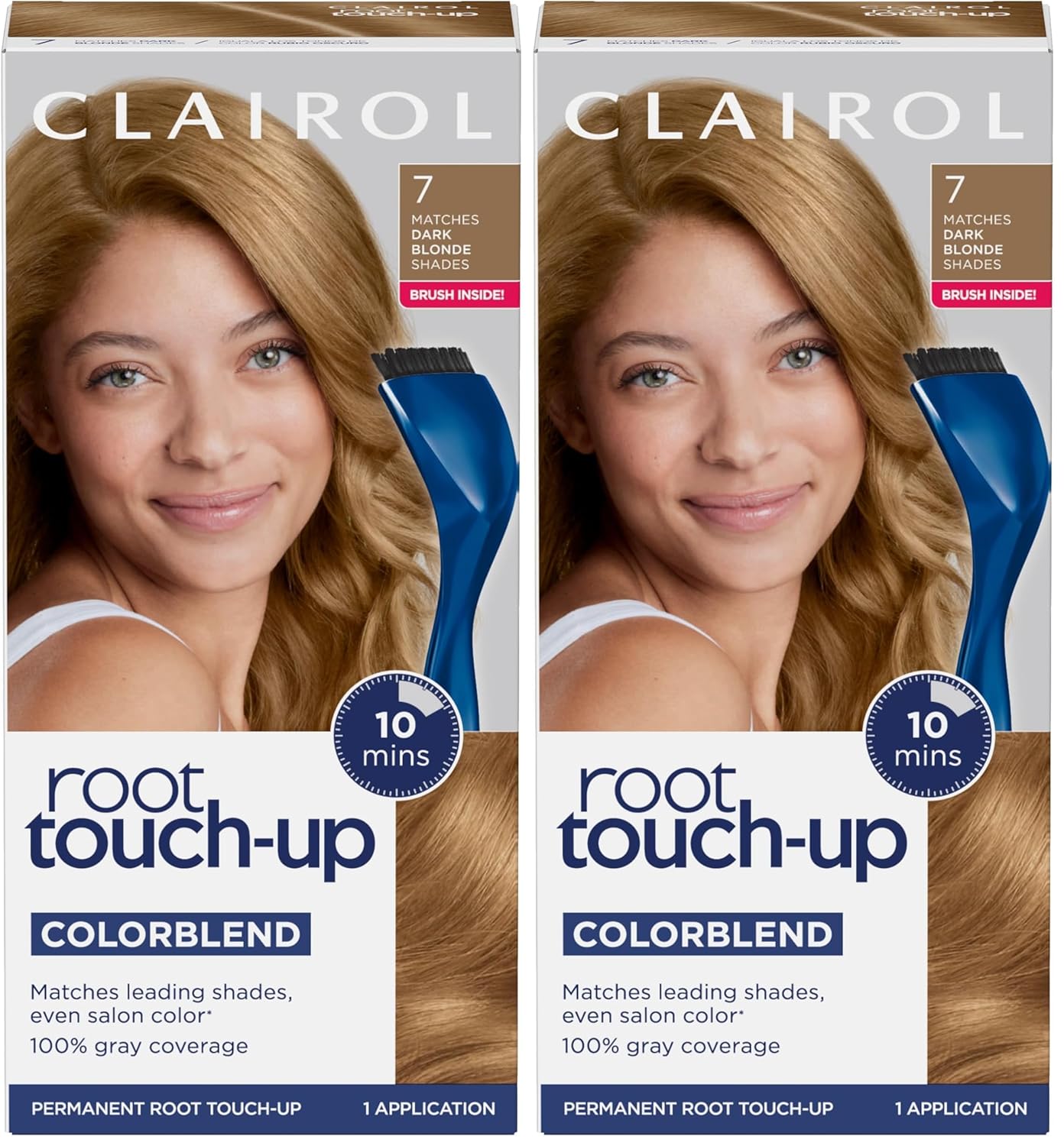Clairol Root Touch-Up Permanent Hair Dye - 5 Medium Brown | 100% Gray Coverage, Easy Brush Application