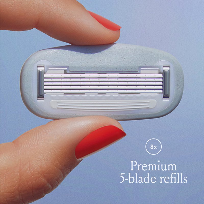 Billie Women’s Razor Refill Blades 5-Blade Cartridges - 8 count