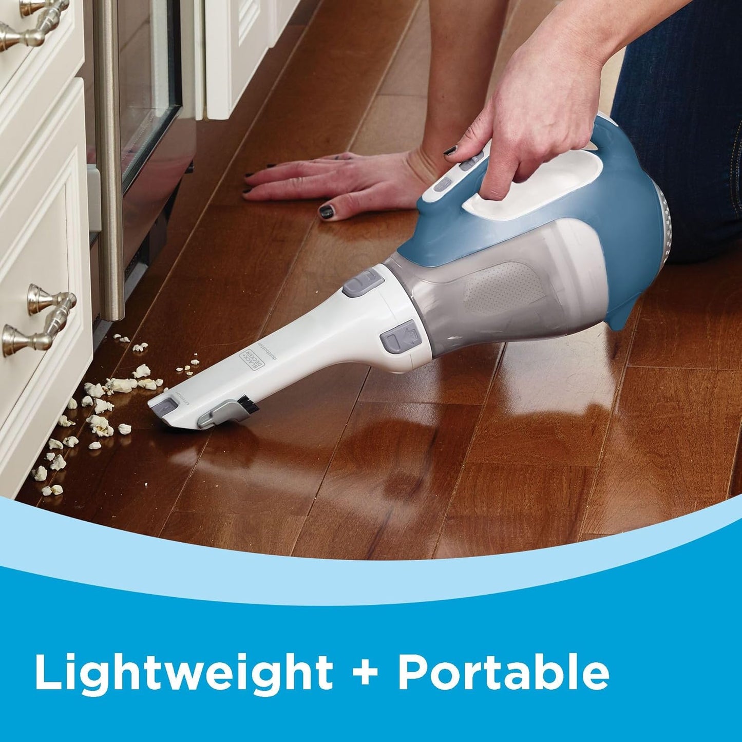 Black+Decker Handheld Vacuum - Cordless AdvancedClean Design | Compact for Home & Car, Includes Crevice Tool & Charging Station