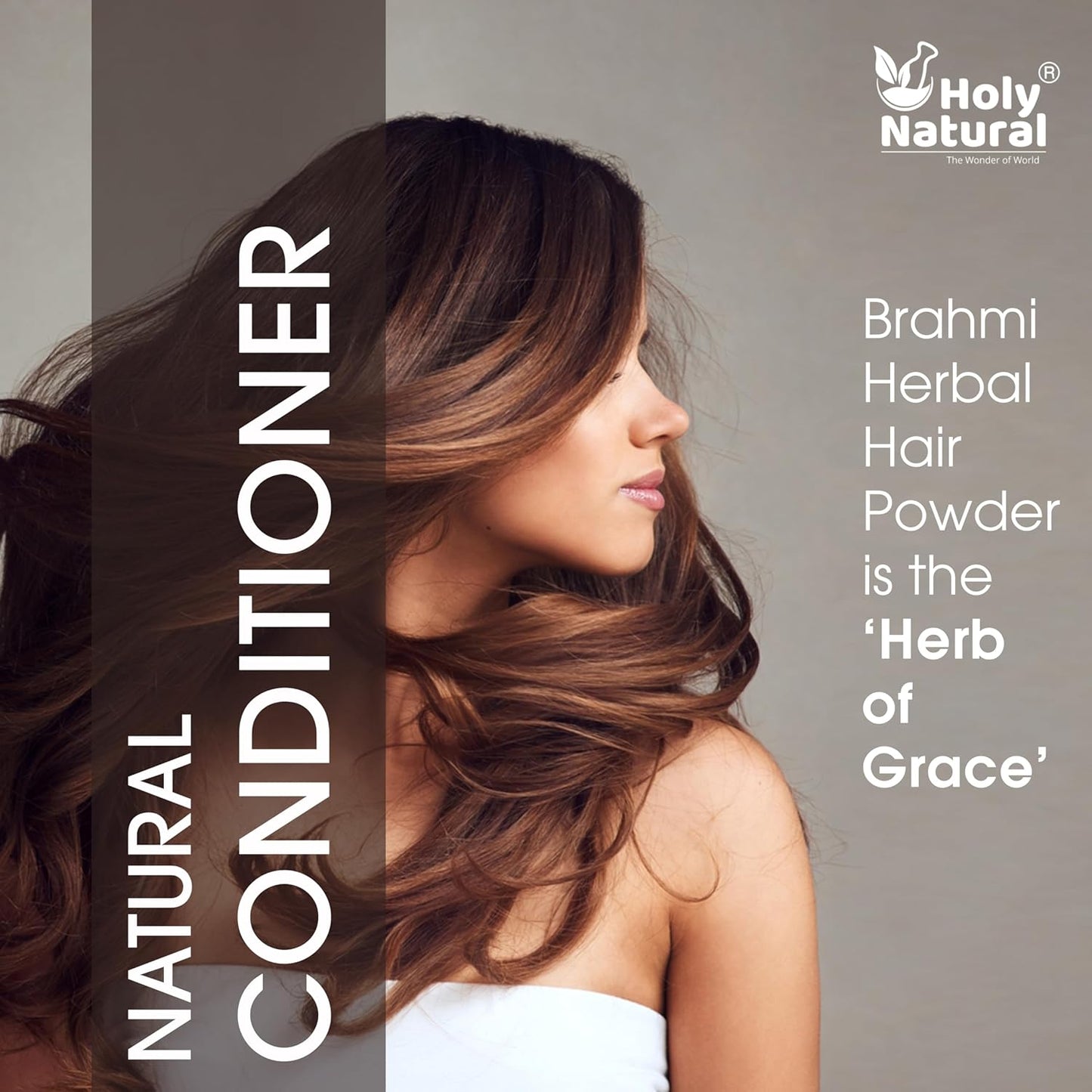Herbal Hair Growth Powder - 7 Herbal Hair Mask Combo with Amalaki, Bhringraj, Aloe Vera & More | 100g Each, Resealable Pack