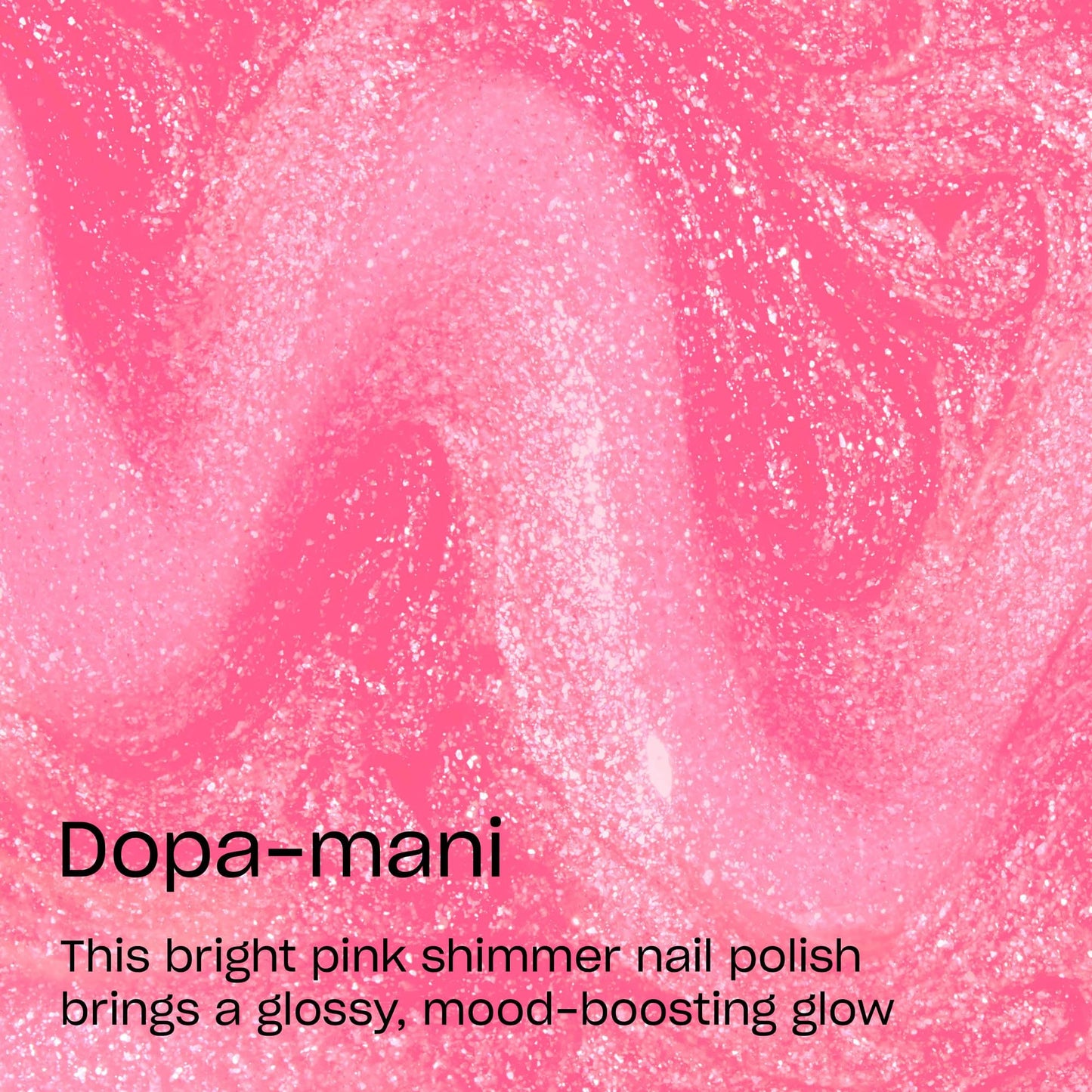 OPI Nail Lacquer Dopa-mani | Opaque Bright Sparkling Pink Shimmer Chip Resistant Nail Polish | Trip to the Brite Side | Summer 2026 Collection