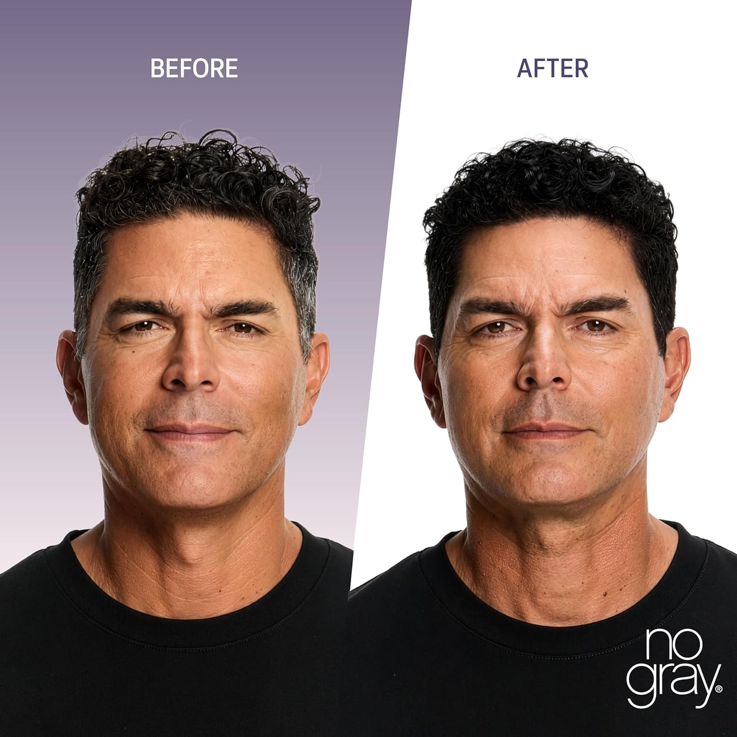Permanent Hair Color Shampoo - No Gray Quick Formula, Black | 8.45 oz