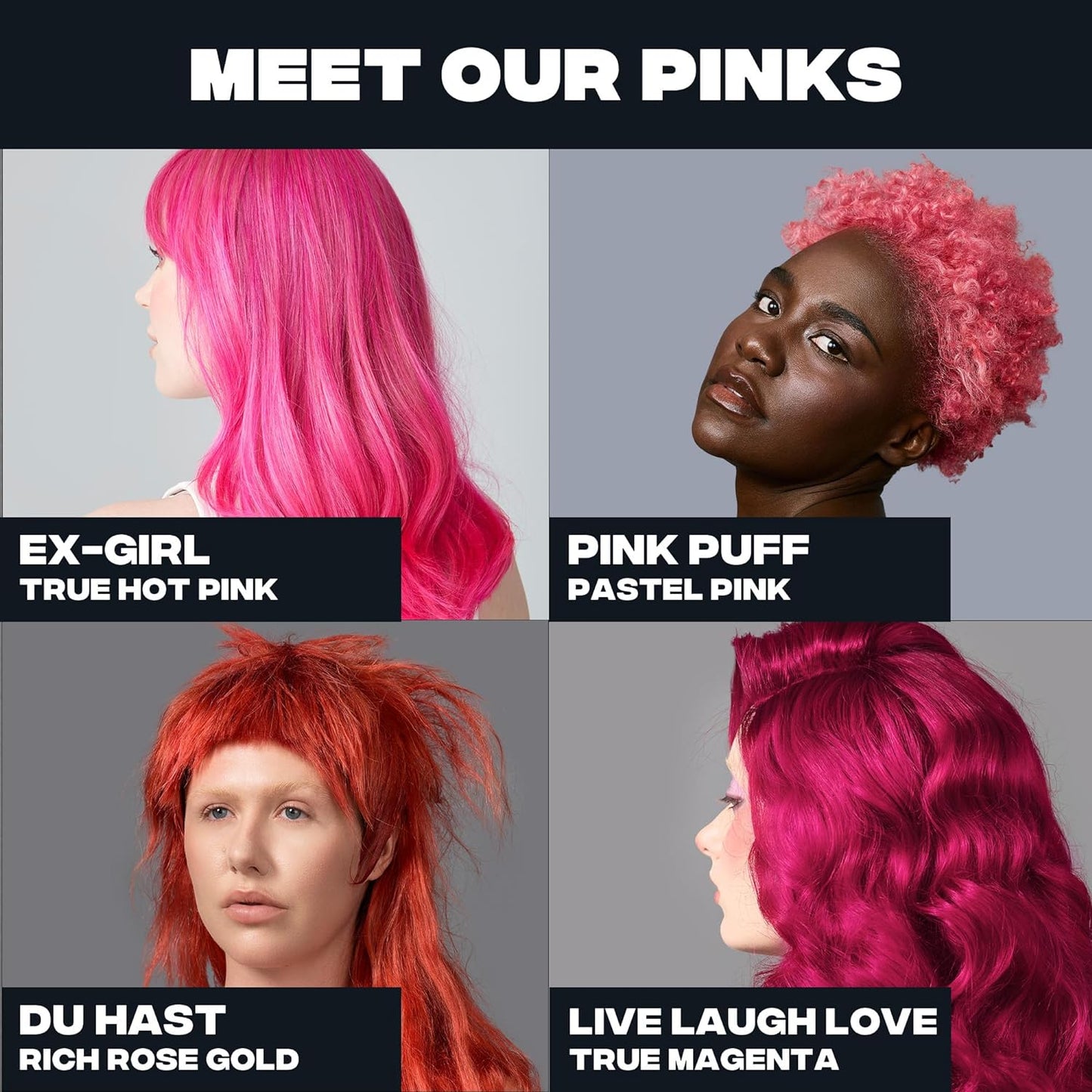 Good Dye Young Semi-Permanent Hair Color - Vegan Magenta Pink Dye | Non-Damaging, Lasts Up to 24 Washes (5FL OZ)