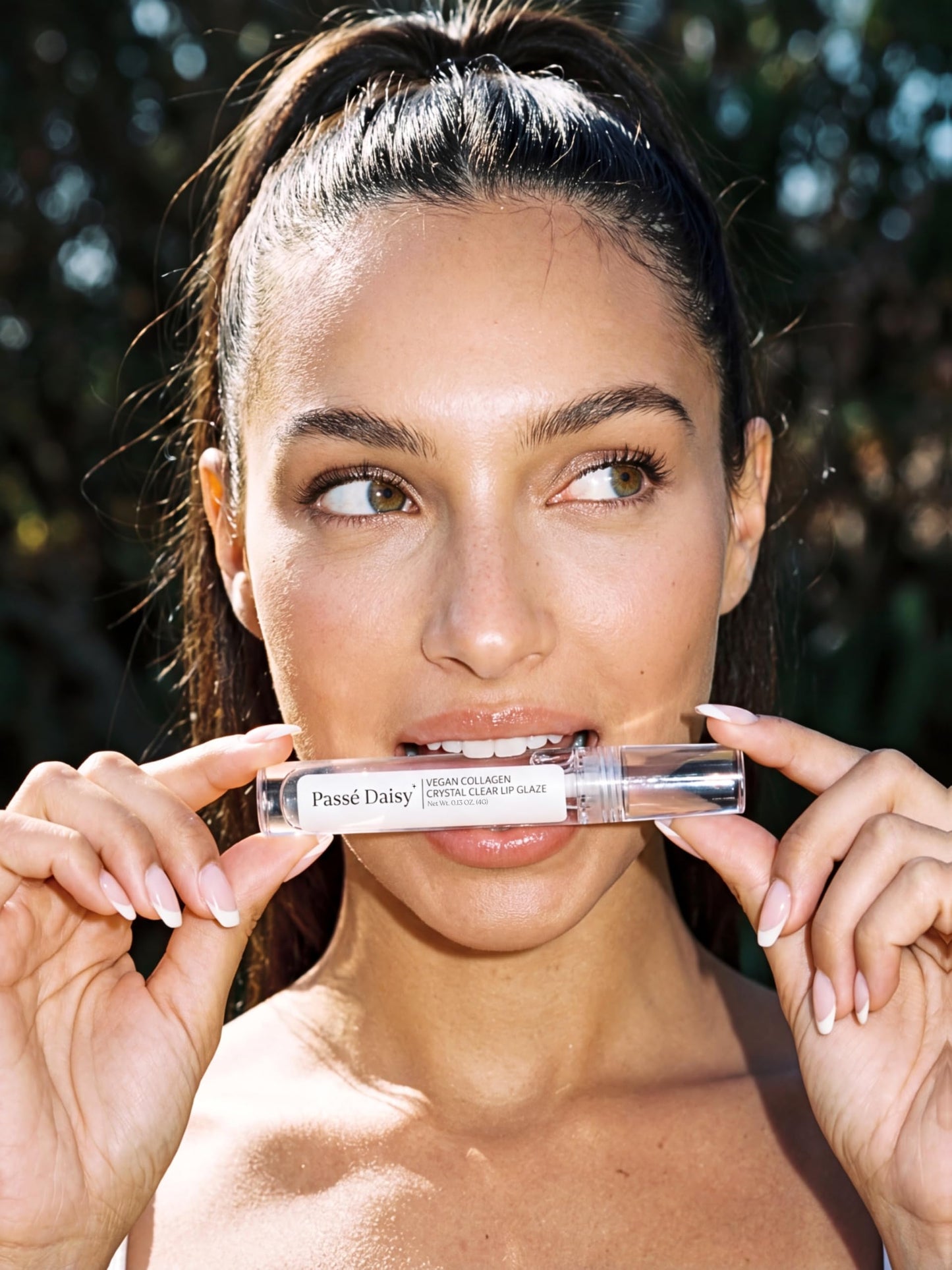 Passé Daisy Vegan Collagen Lip Glaze Balm, Pink Muse Lip Glaze, Full-Size Silky Sheer Lip Gloss For a Fuller Look, For Hydrating Shine, Sulfate Free, Paraben Free, Natural Oils