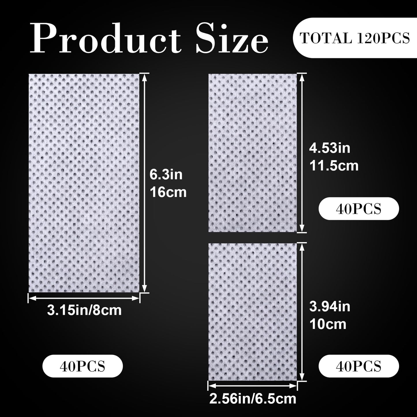 VARMDUKKE 120PCS Perm Papers for Hair, Disposable Salon Hair End Wrap Papers, High-Temperature Resistant Perm Roller Papers, Hairstyling Curling Tools for Professional, Home Cold Hot Perms - White