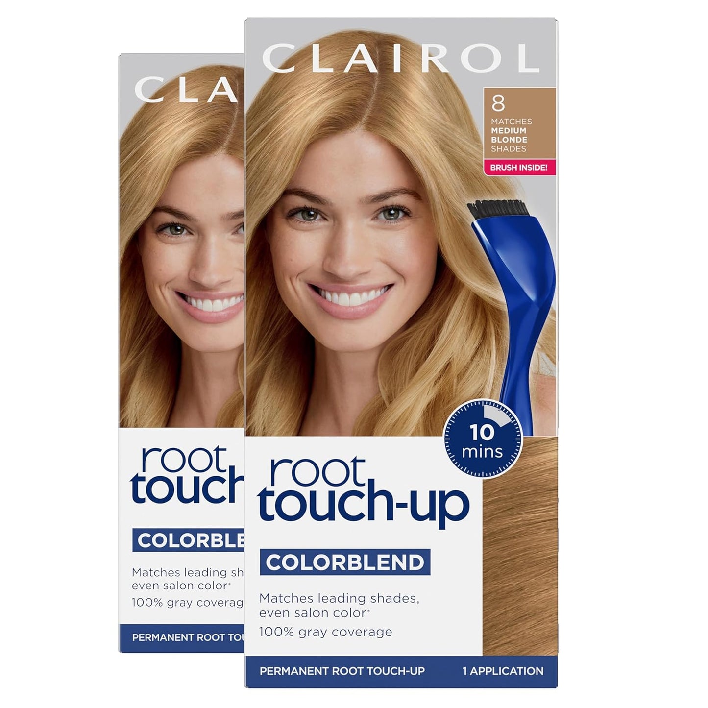 Clairol Root Touch-Up Permanent Hair Dye - 5 Medium Brown | 100% Gray Coverage, Easy Brush Application